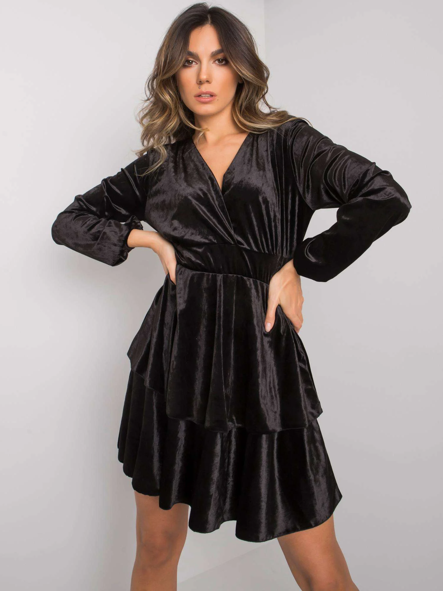Rochie Dama Maxi, Rochie dreapta, RUE PARIS, Negru de Ocazie Nunta - Image 4