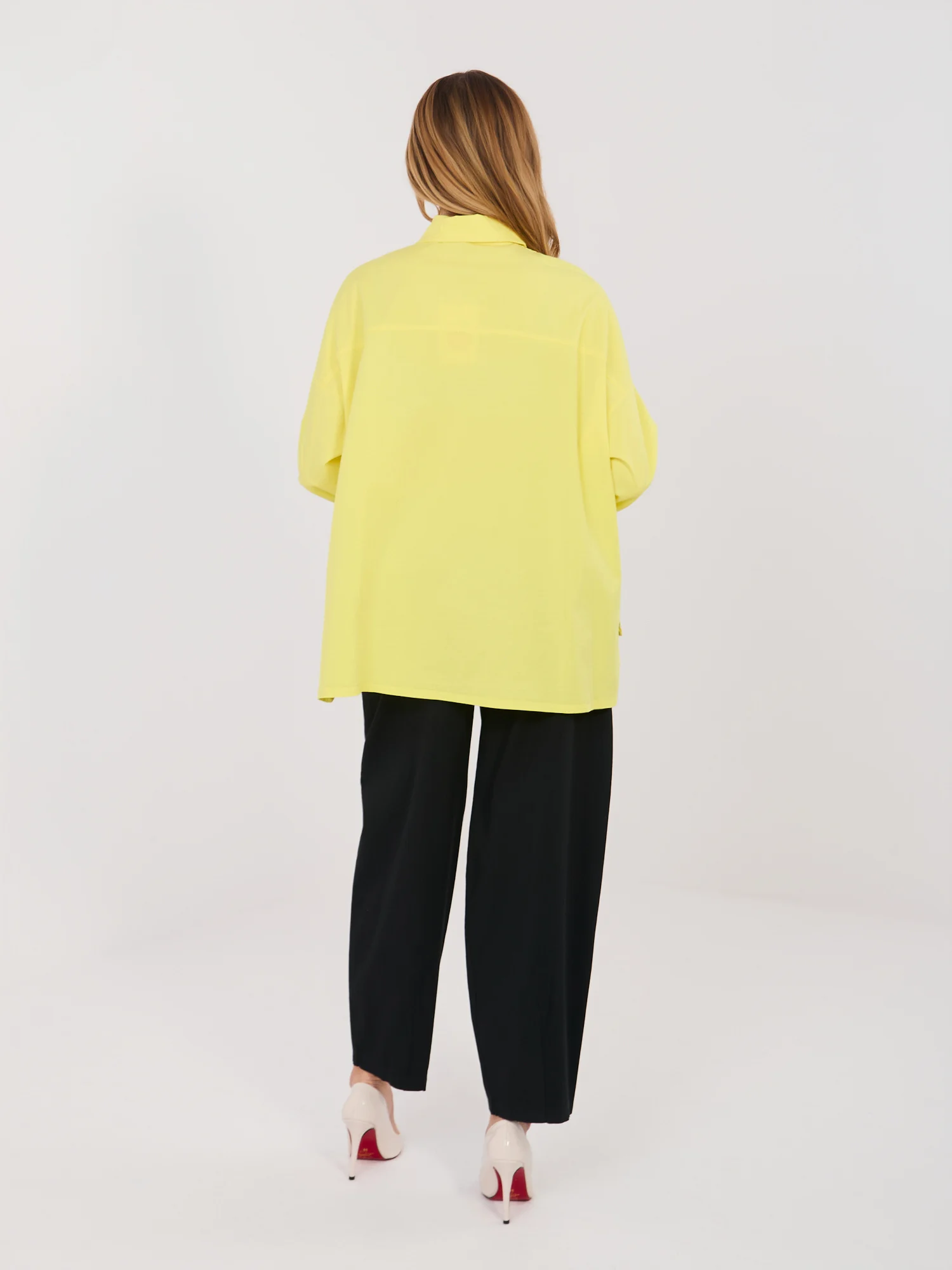 Pantaloni Dama 7/8, Conica, ITALY MODA, Negru Casual - imagine 3