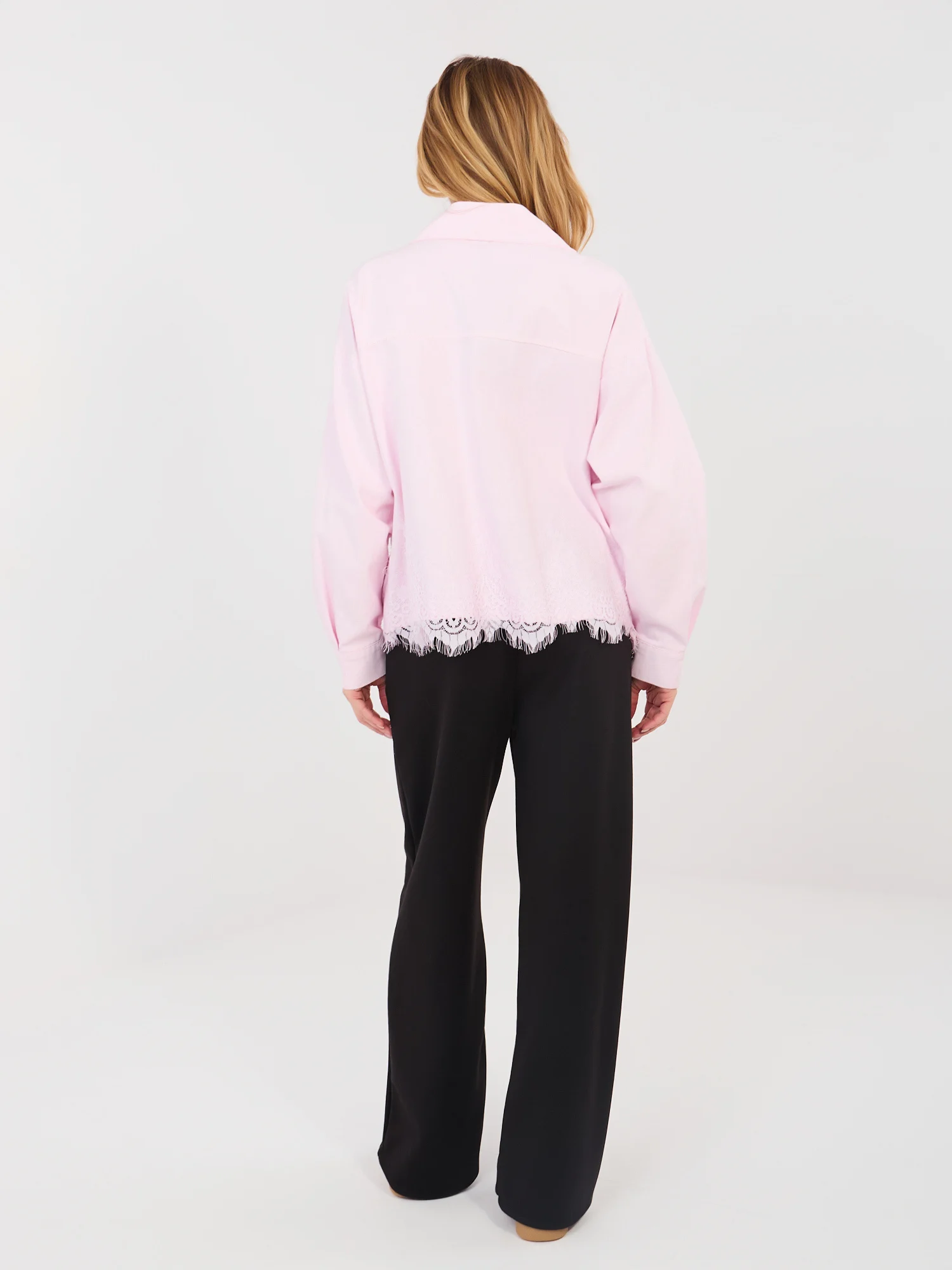 Pantaloni Dama Lunga, Elegant, RUE PARIS, Negru Eleganta Office - imagine 5