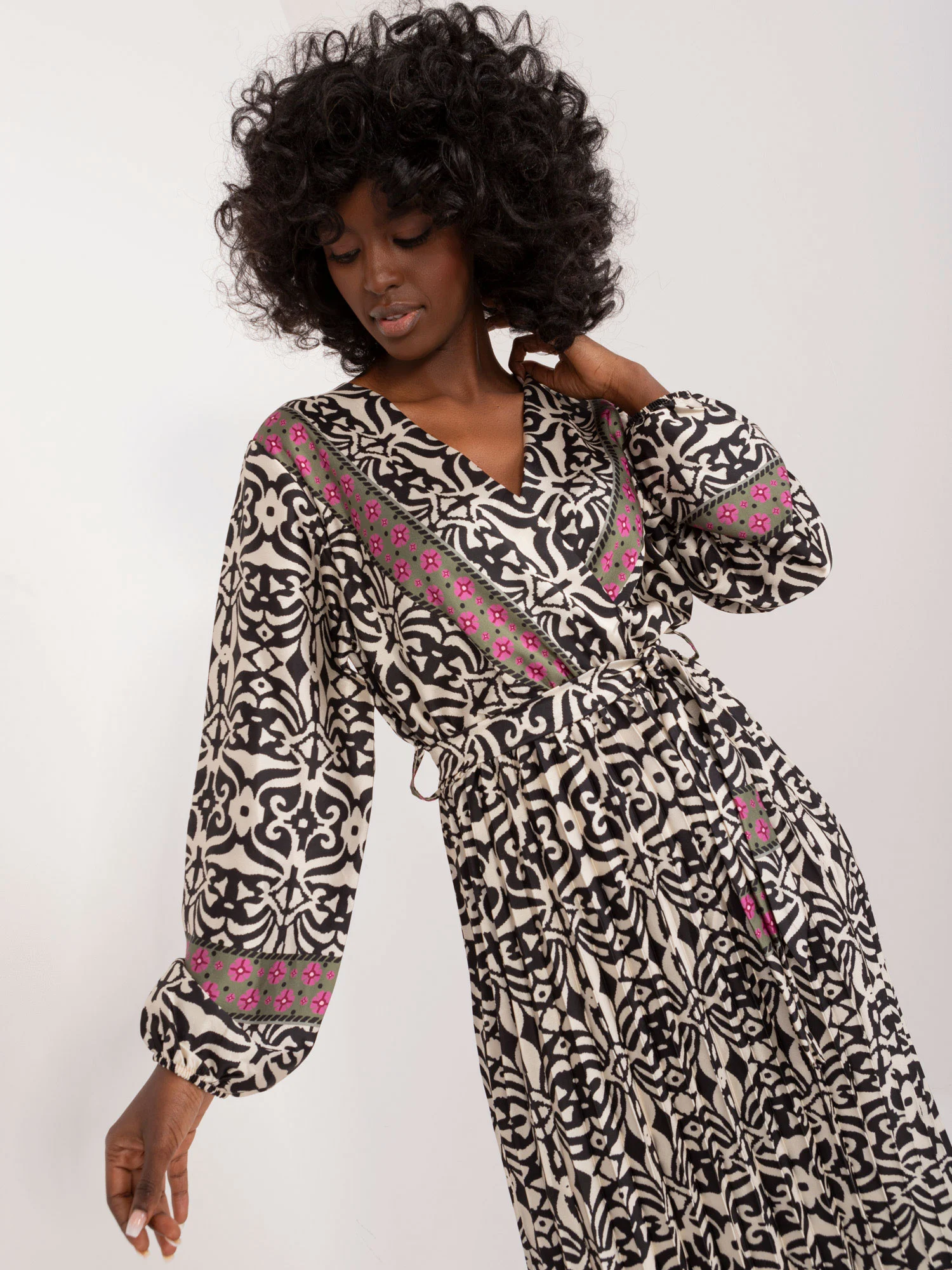 Rochie Dama Maxi, Lejera, ITALY MODA, Bej - Image 4