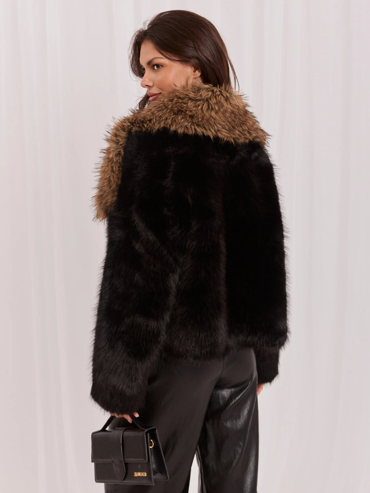 Jacheta Dama Mini, Elegant, VASTON FASSTION, Bej Eleganta Office Marimi Mari - imagine 7