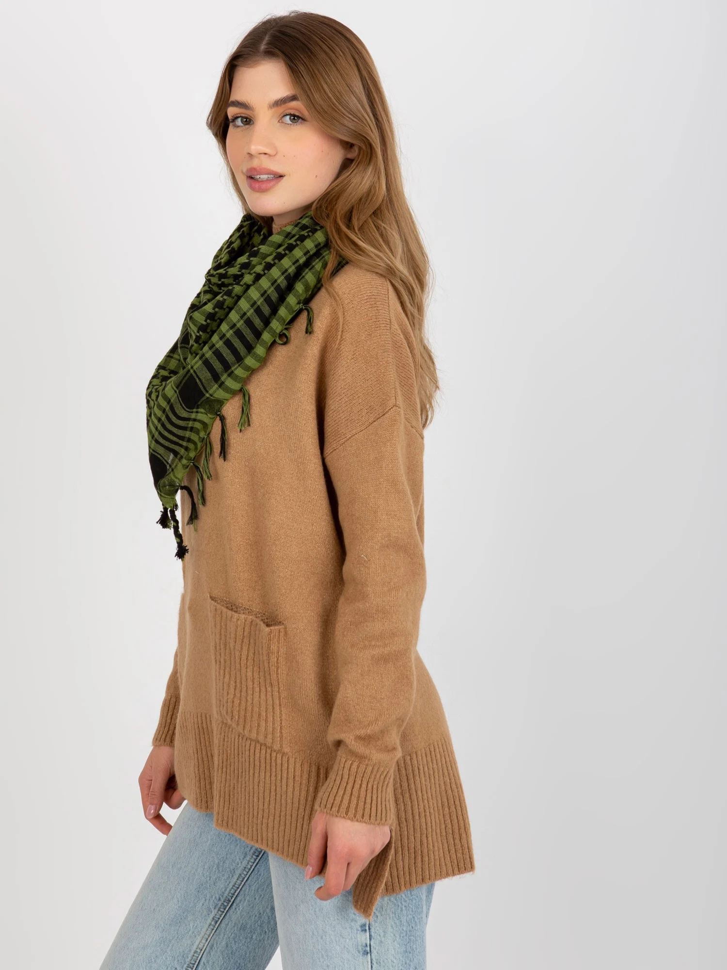 Bandana Dama Carouri, Fashion Hunters, Verde - imagine 3