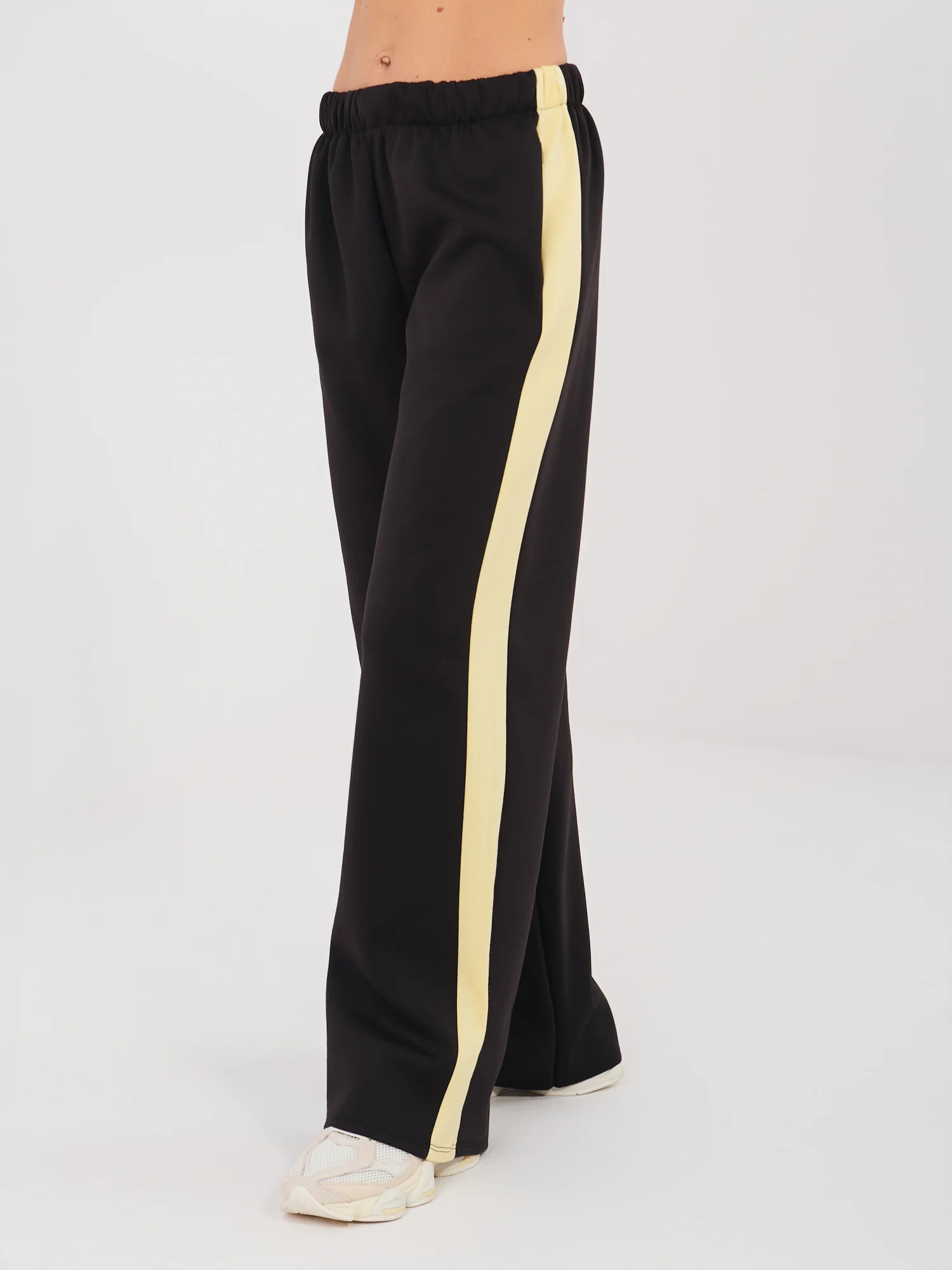 Compleu Dama Maneca lunga, Larga, RUE PARIS, Negru Casual - Image 4