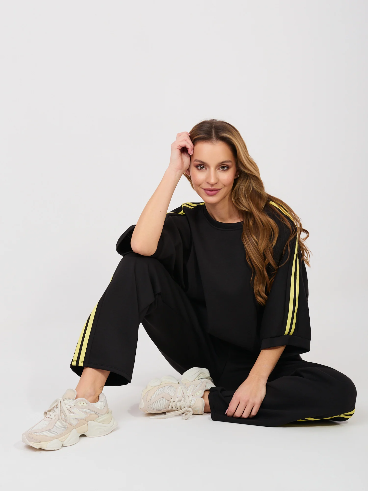 Compleu Dama Lunga, Dreapta, RUE PARIS, Negru Casual - imagine 7