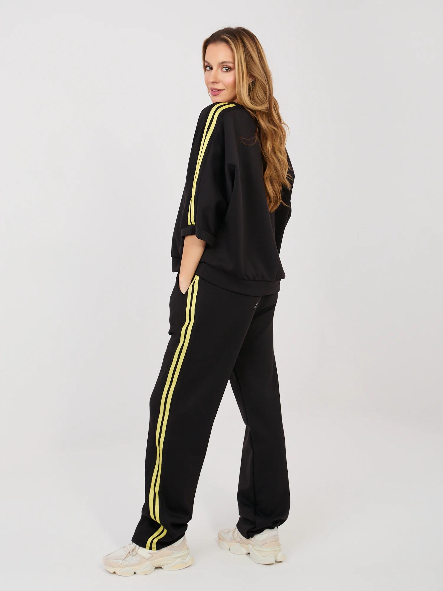 Compleu Dama Lunga, Dreapta, RUE PARIS, Negru Casual - imagine 6