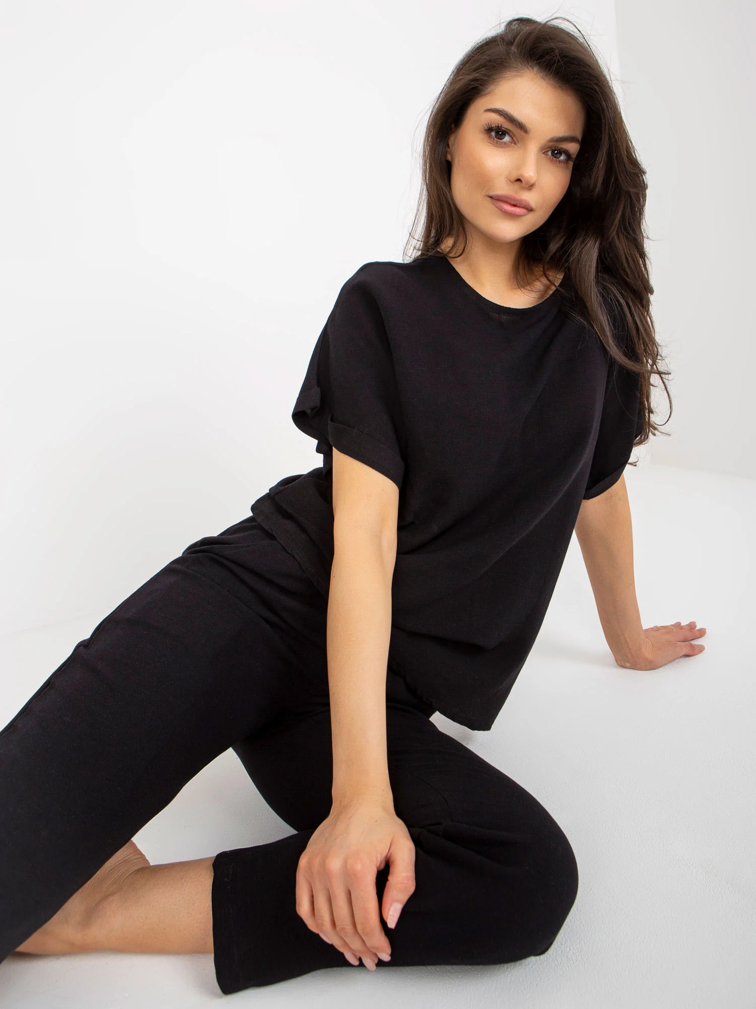 Compleu Dama Mini, Boho, RUE PARIS, Negru - imagine 5