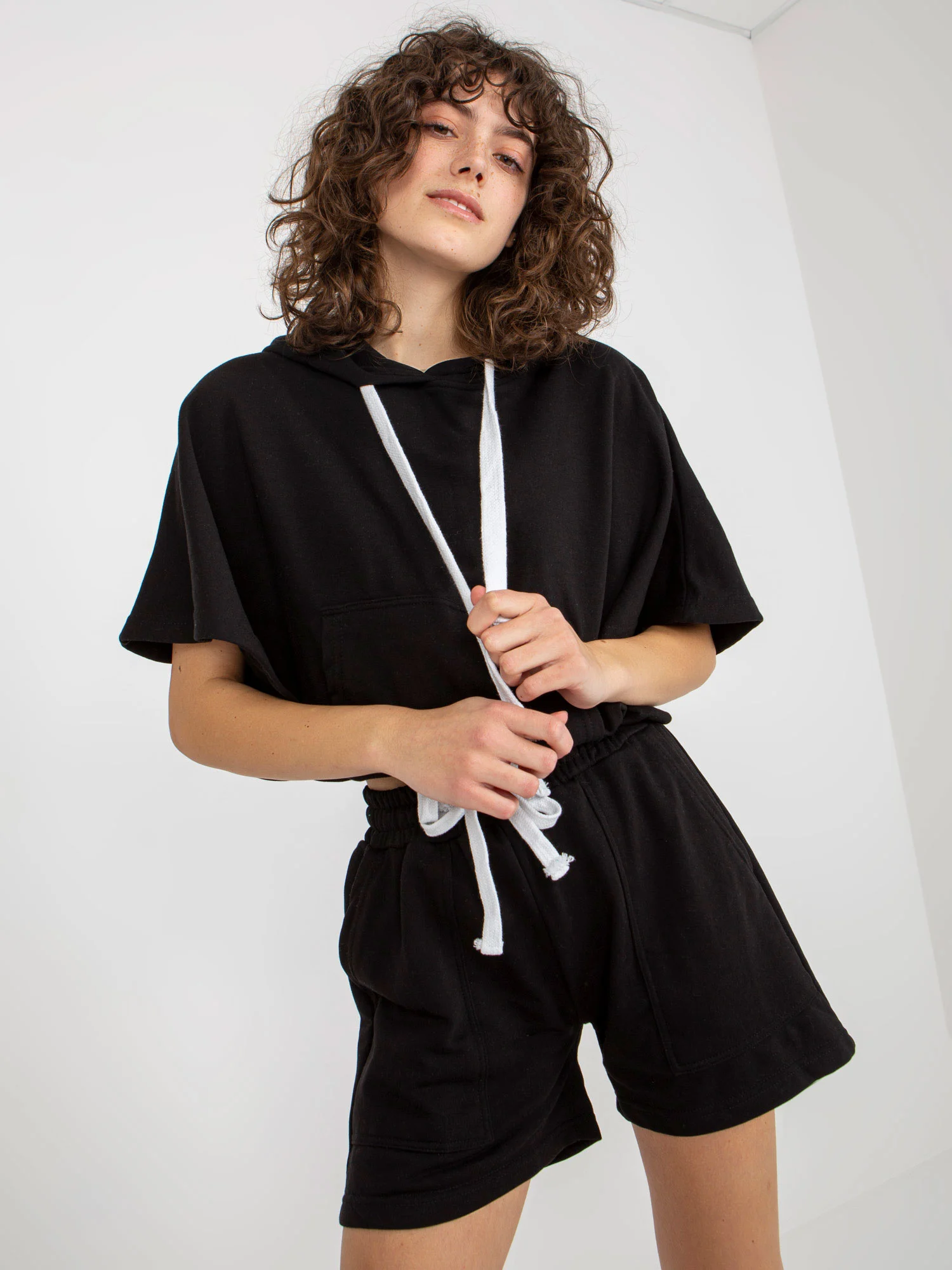 Compleu Dama Mini, Sport, ex moda, Negru Casual - imagine 5