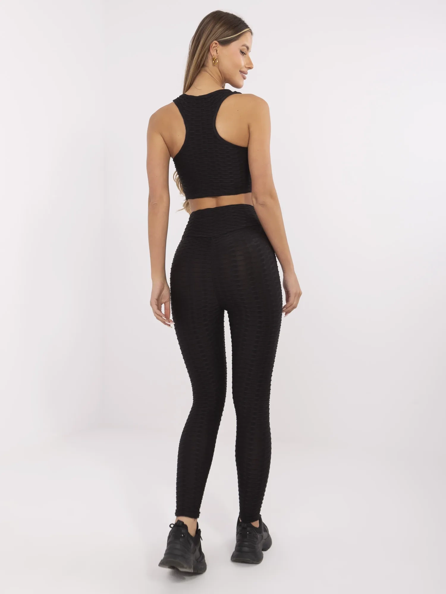 Compleu Dama Fara maneci, Sport, RUE PARIS, Negru Casual - imagine 5