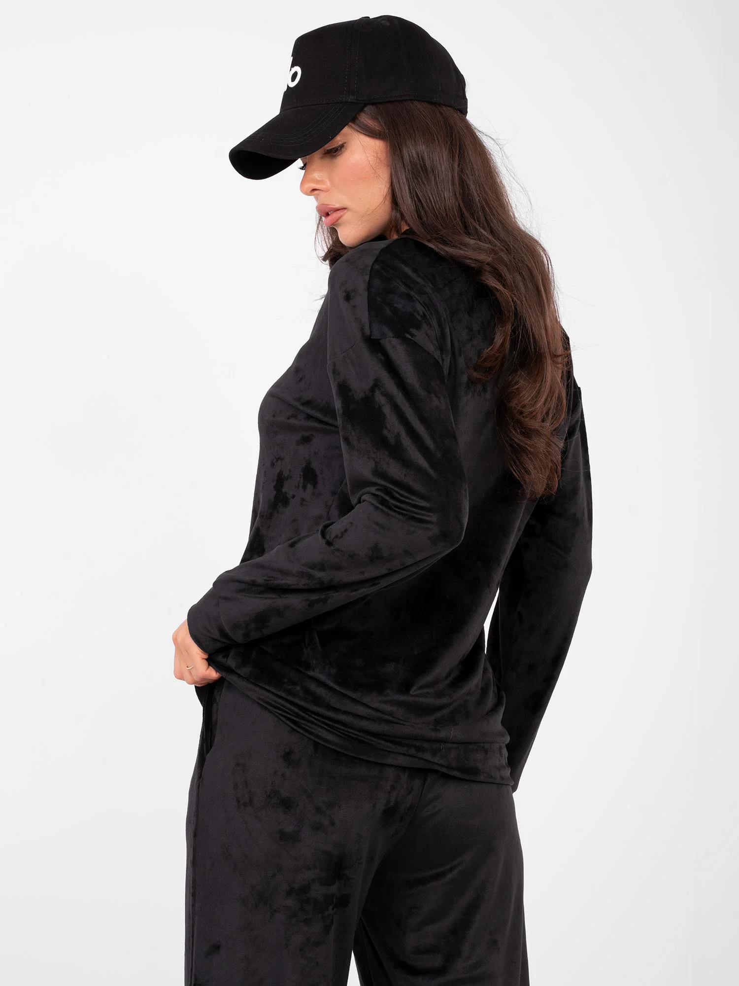 Compleu Dama Maneca lunga, Dreapta, LAKERTA, Negru Casual - imagine 5