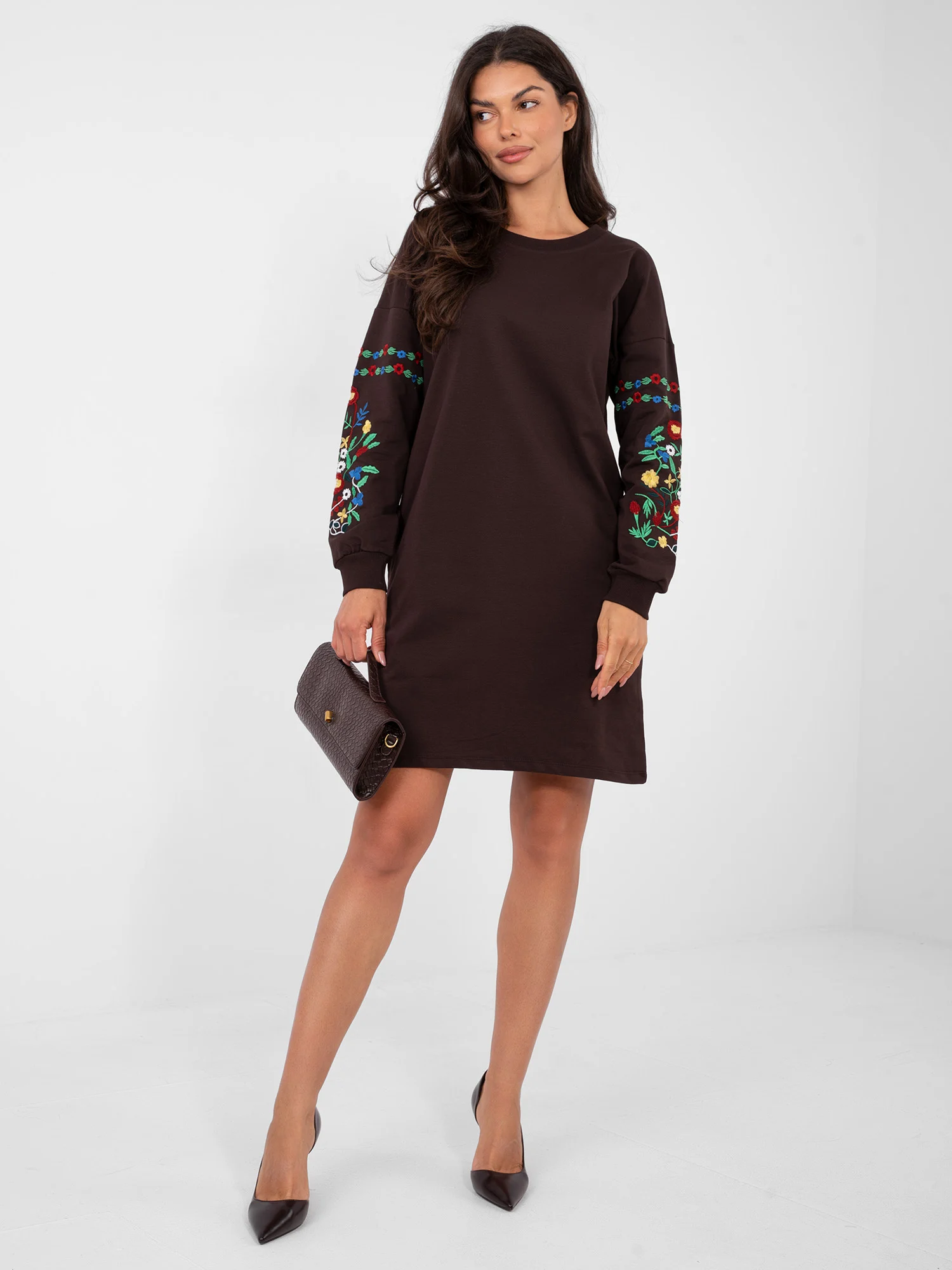 Rochie Dama Maxi, Floral, RUE PARIS, Maro - Image 4