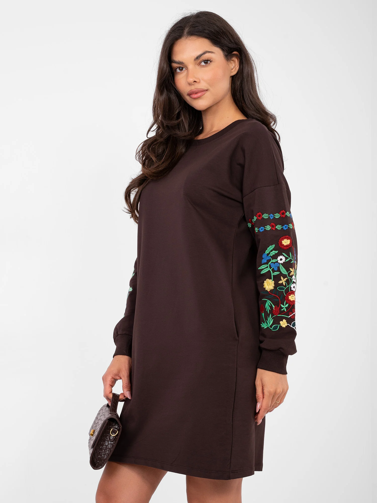 Rochie Dama Maxi, Floral, RUE PARIS, Maro - Image 3