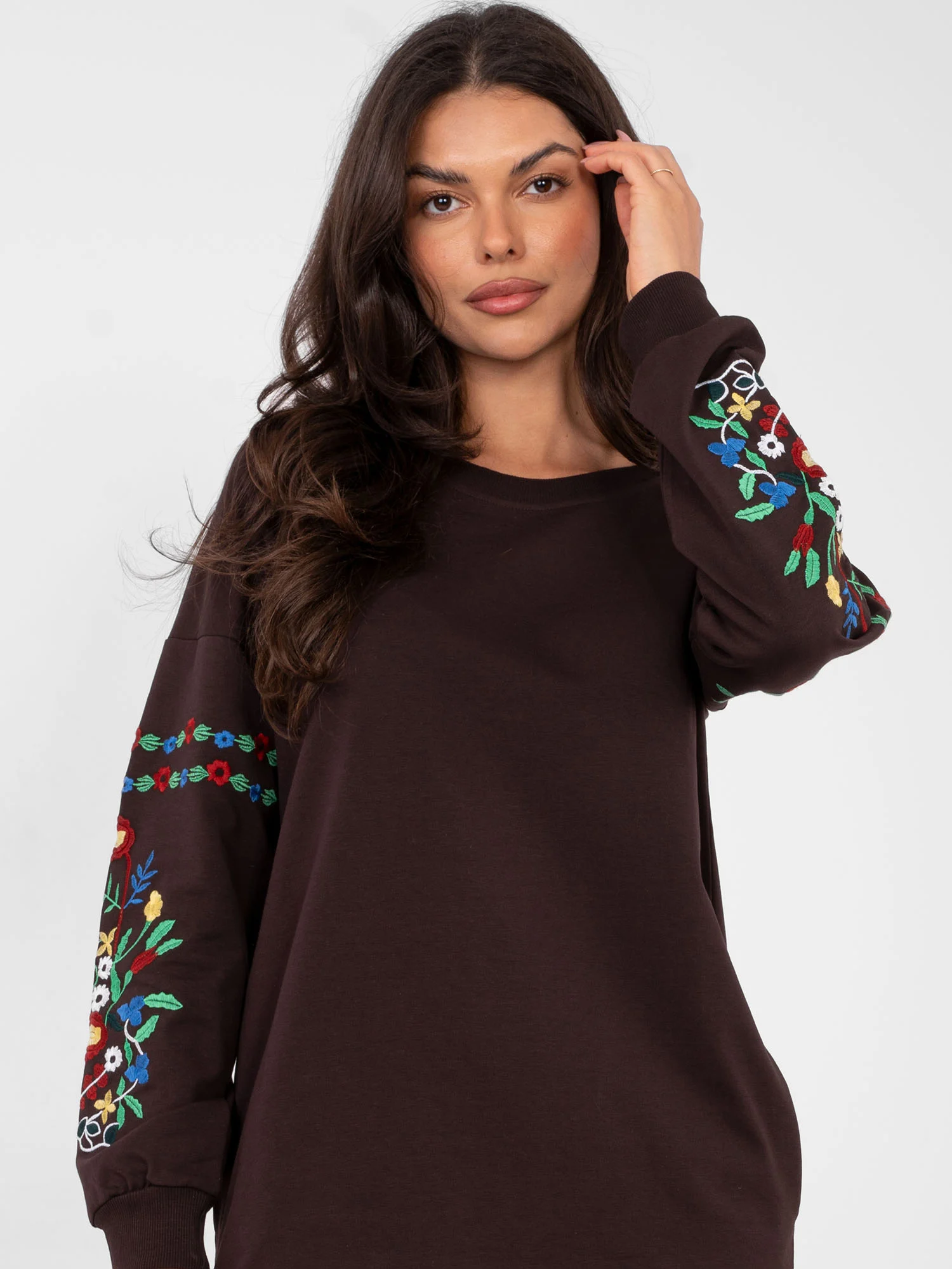 Rochie Dama Maxi, Floral, RUE PARIS, Maro - Image 6