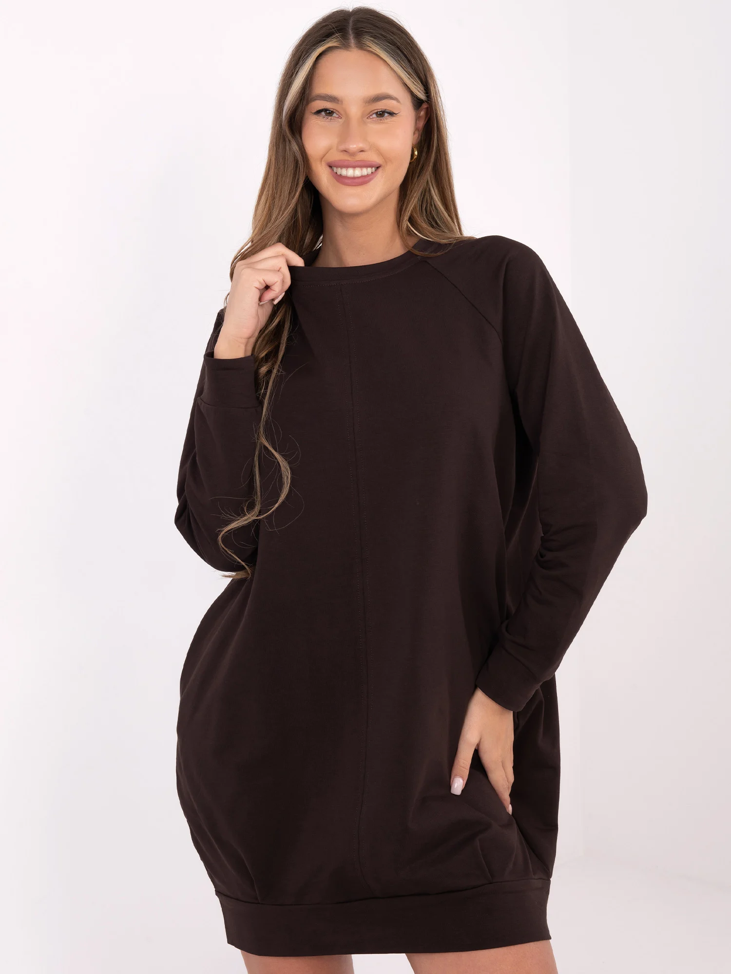 Rochie Dama Maxi, Rochie dreapta, BASIC FEEL GOOD, Maro - Image 6