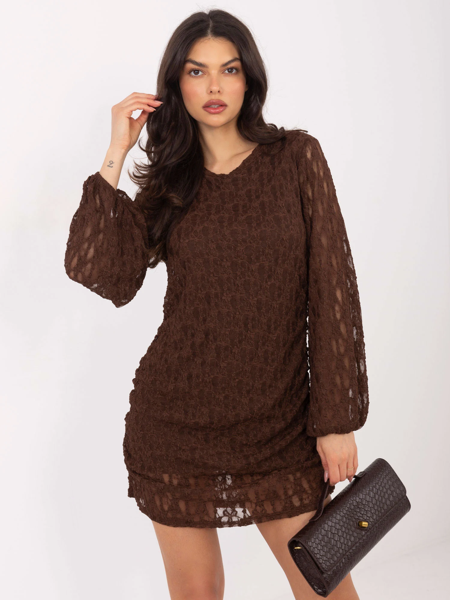 Rochie Dama Mini, Dantela, ITALY MODA, Maro Eleganta - imagine 4