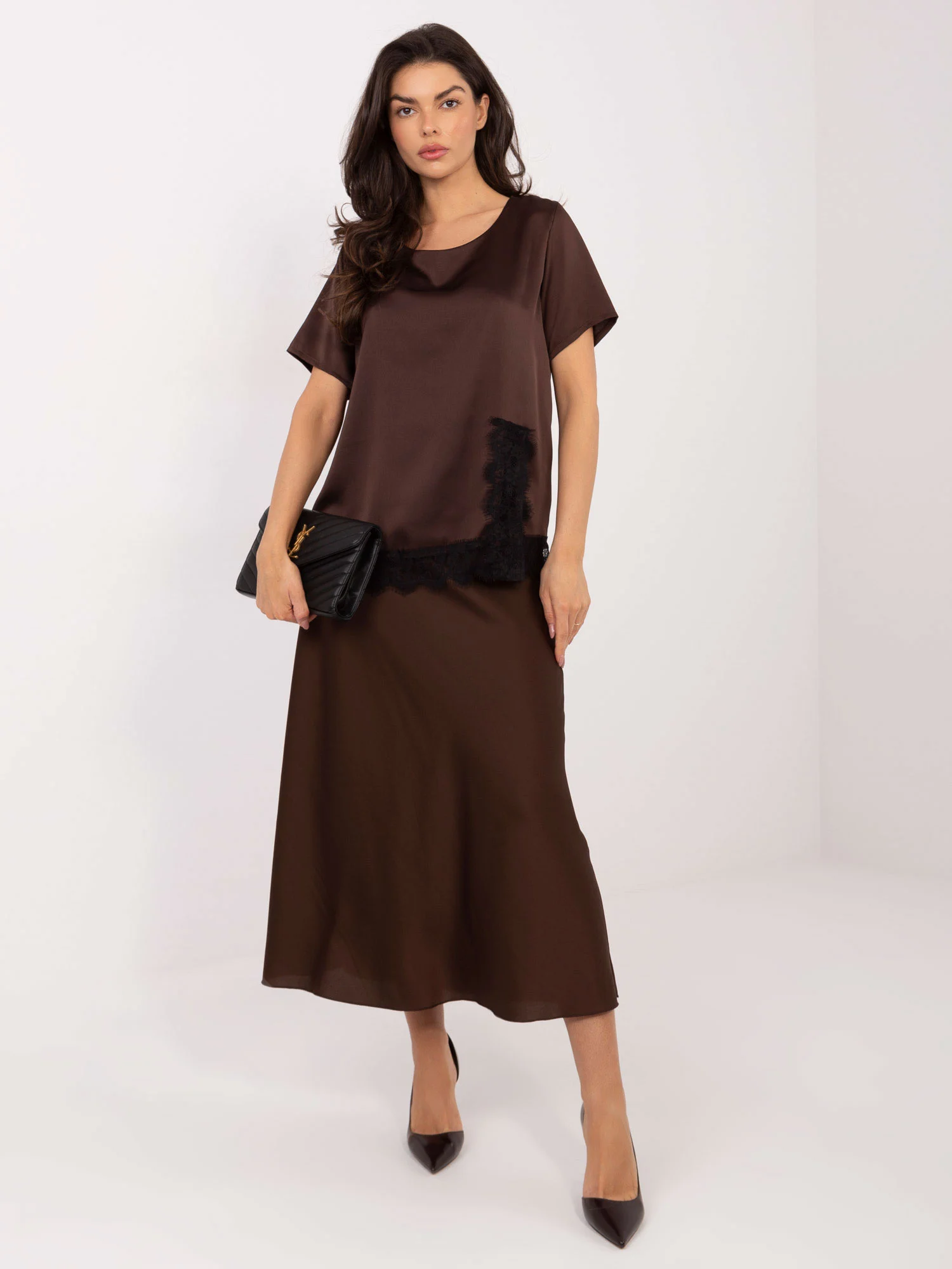 Bluza Dama Mini, Dantela, ITALY MODA, Maro Eleganta Office - imagine 2