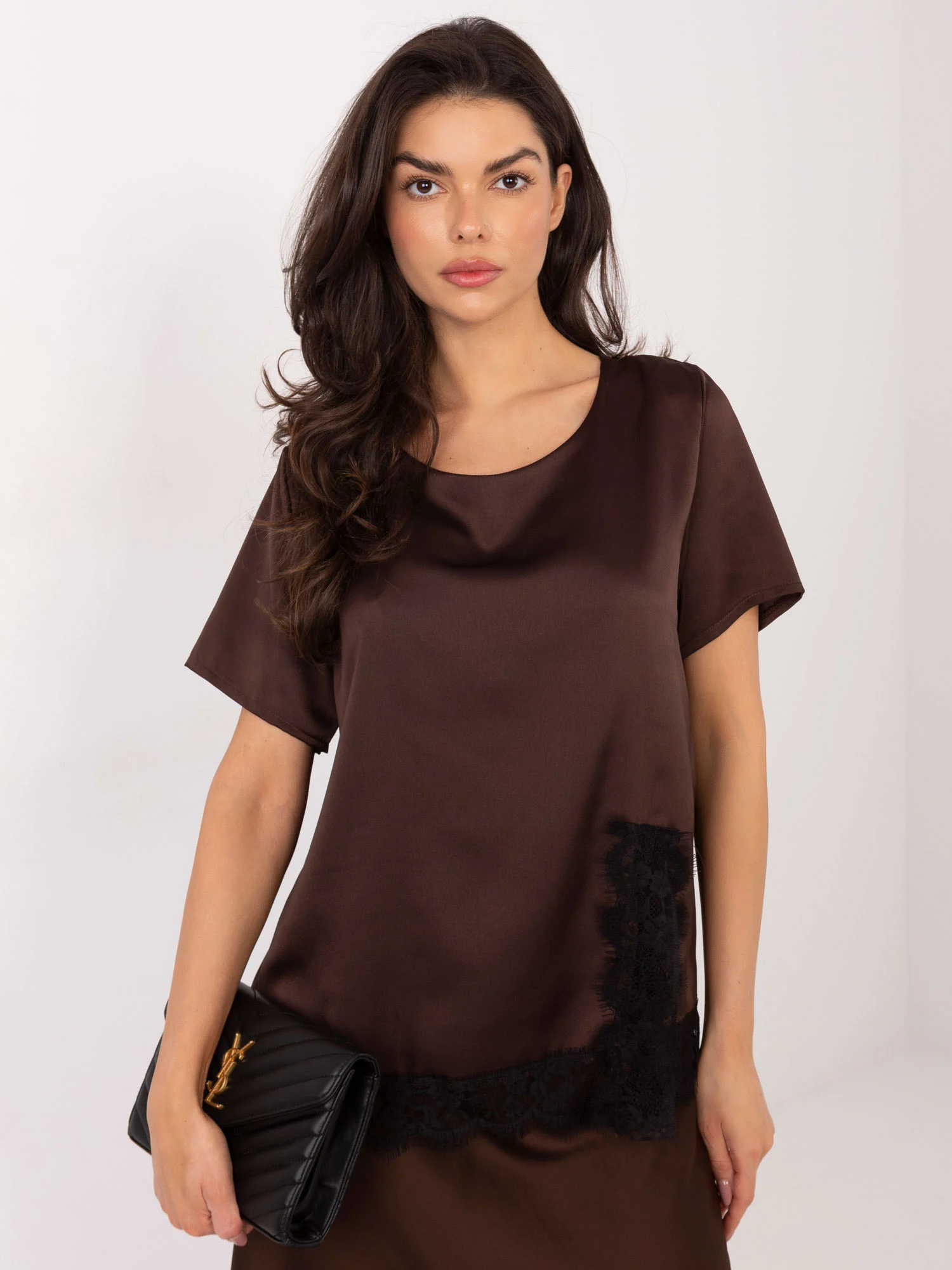 Bluza Dama Mini, Dantela, ITALY MODA, Maro Eleganta Office - imagine 7
