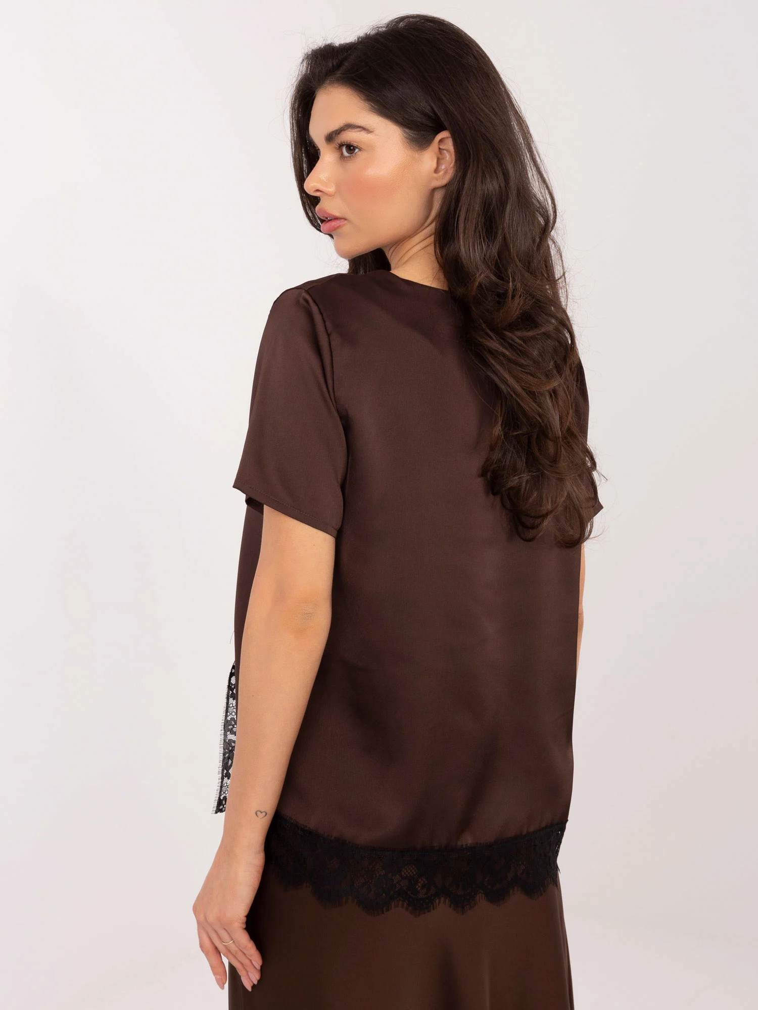 Bluza Dama Mini, Dantela, ITALY MODA, Maro Eleganta Office - imagine 4