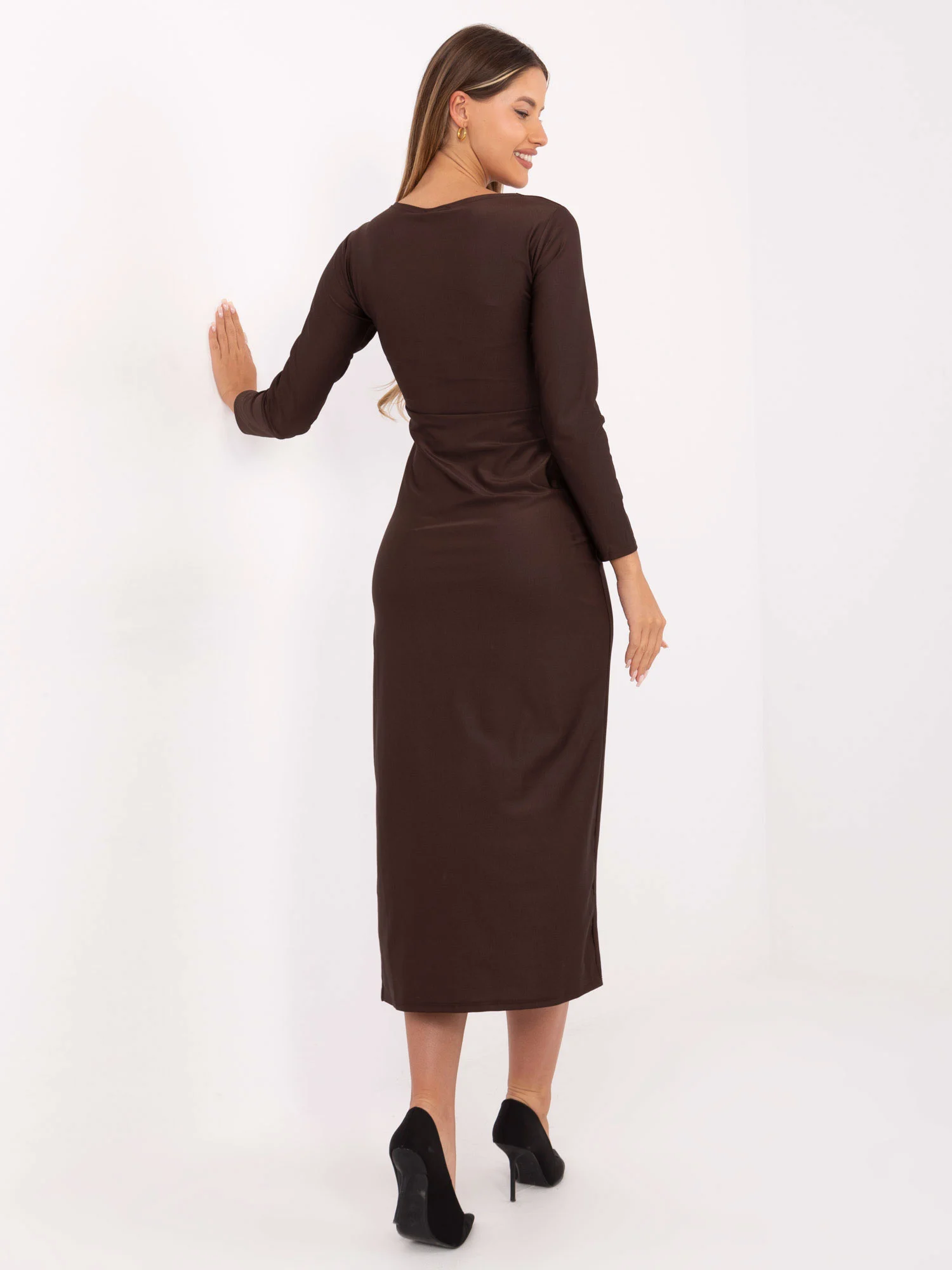 Rochie Dama Maxi, Petrecuta, ITALY MODA, Maro de Seara - imagine 2