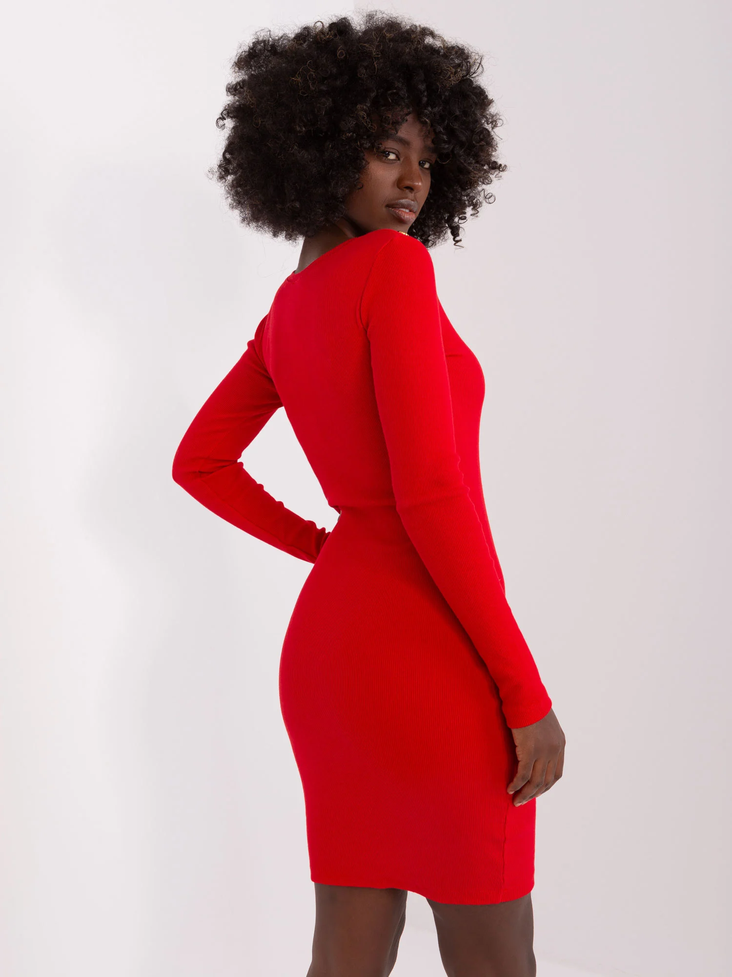Rochie Dama Maxi, Dungi, RUE PARIS, Rosu Casual - Image 5