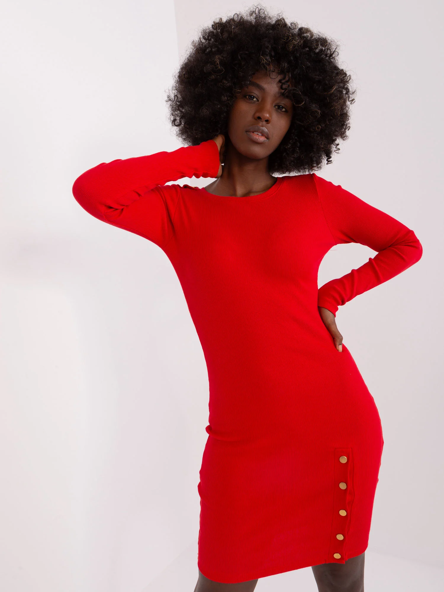 Rochie Dama Maxi, Dungi, RUE PARIS, Rosu Casual - Image 6