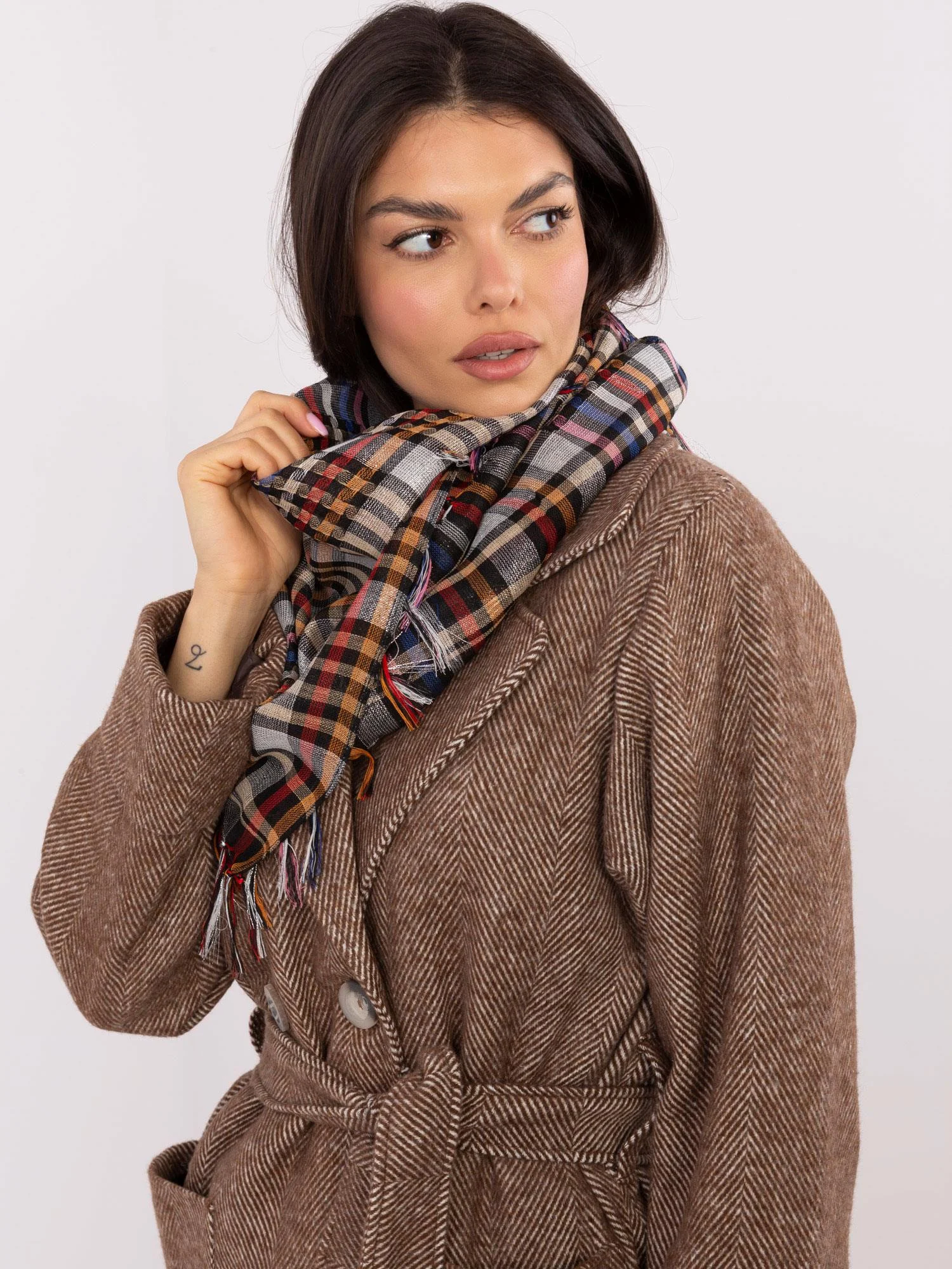 Bandana Dama Carouri, Poliester, Fashion Hunters, Multicolor - imagine 2