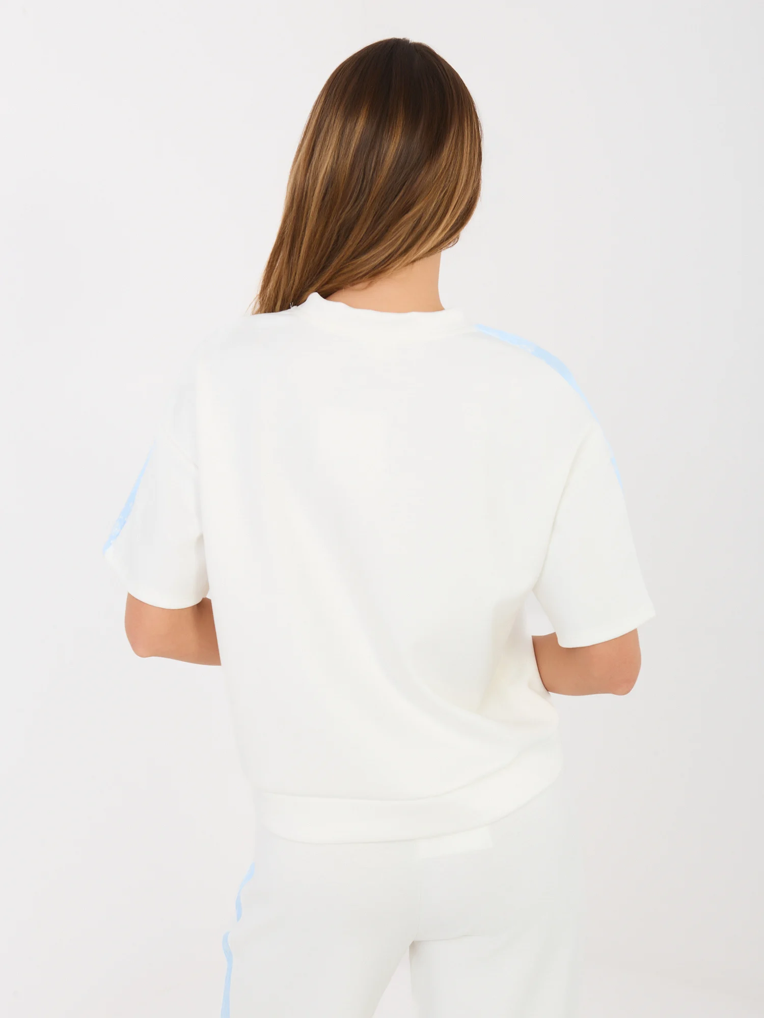 Bluza Dama Mini, Dantela, Maya, Ecru Eleganta Office - imagine 3