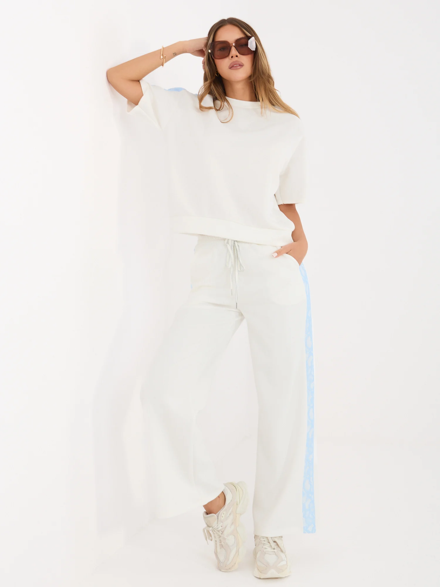Bluza Dama Mini, Dantela, Maya, Ecru Eleganta Office - imagine 5