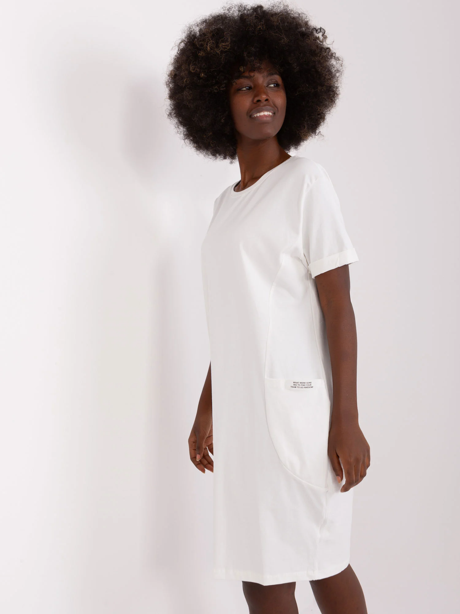 Rochie Dama Mini, Rochie dreapta, RUE PARIS, Ecru de Vara - imagine 4