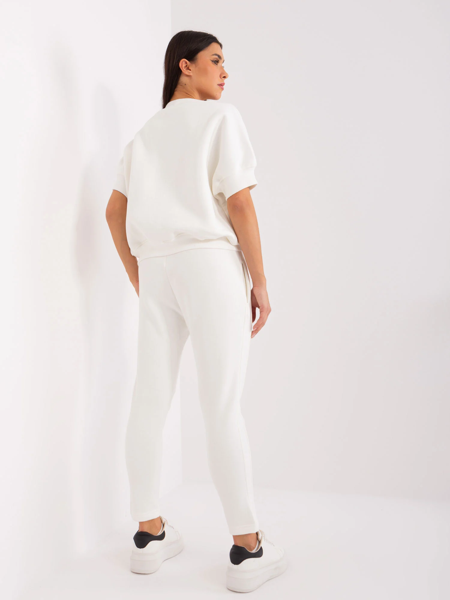 Compleu Dama Mini, Conica, Wow Donna, Ecru Casual - imagine 2