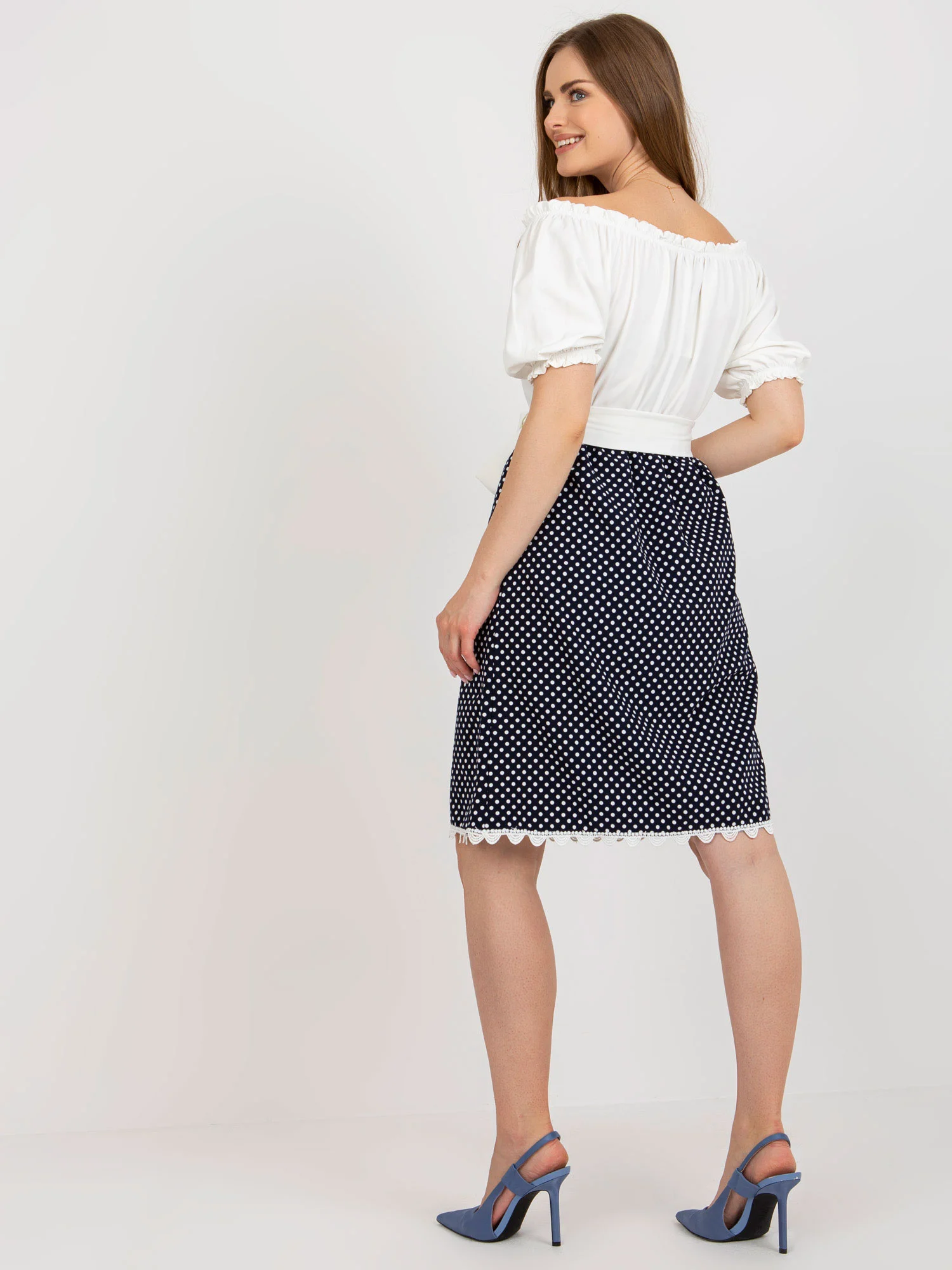 Rochie Dama Mini, Buline, LAKERTA, Ecru de Sarbatori - imagine 2