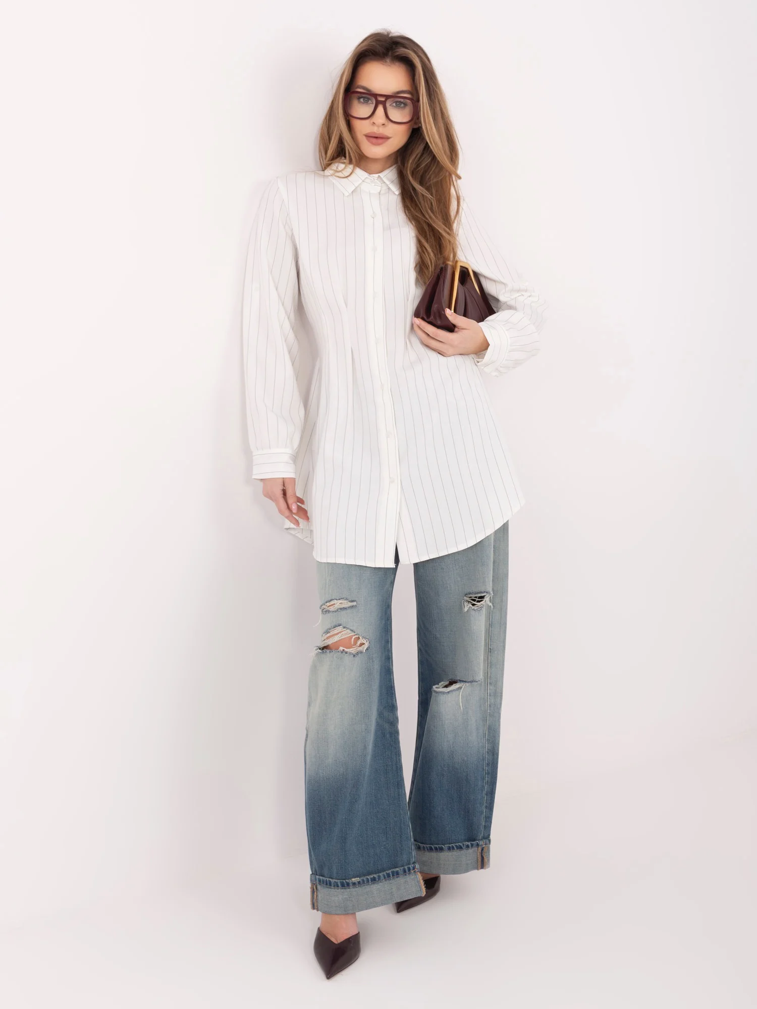 Rochie Dama Maxi, Dungi, RUE PARIS, Ecru de Petrecere - Image 6