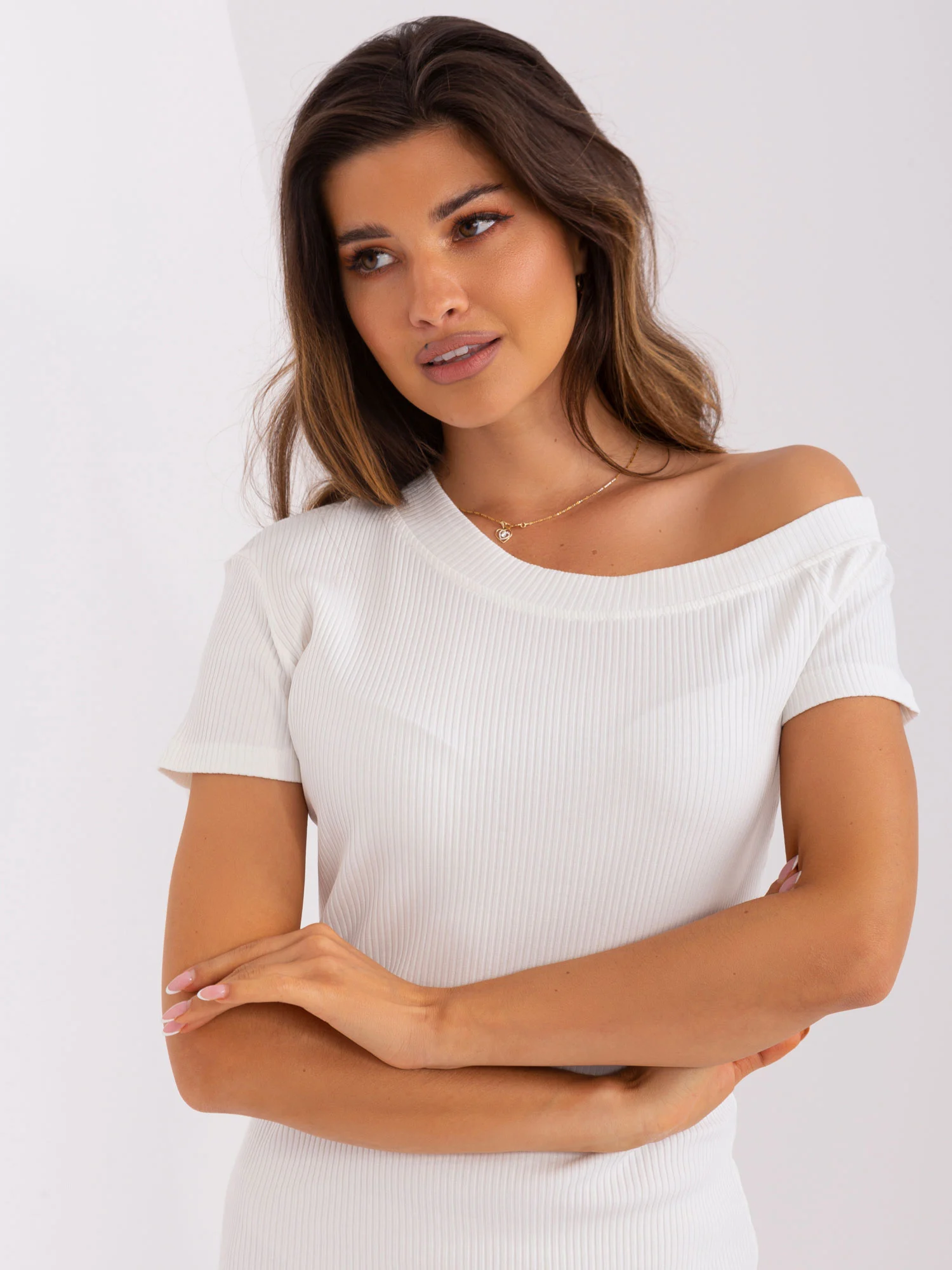 Rochie Dama Mini, Dungi, RELEVANCE, Ecru de Vara - imagine 5