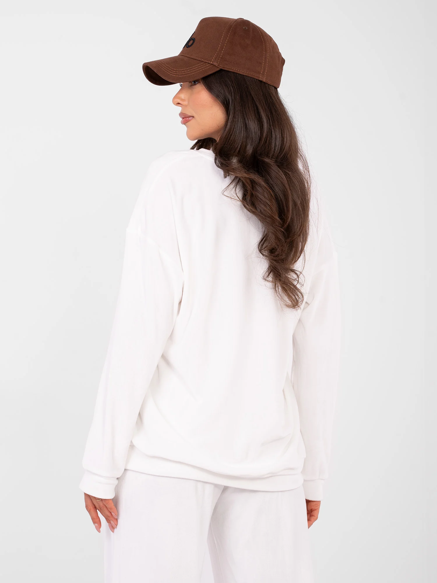 Compleu Dama Maneca lunga, Dreapta, LAKERTA, Ecru Casual - imagine 3