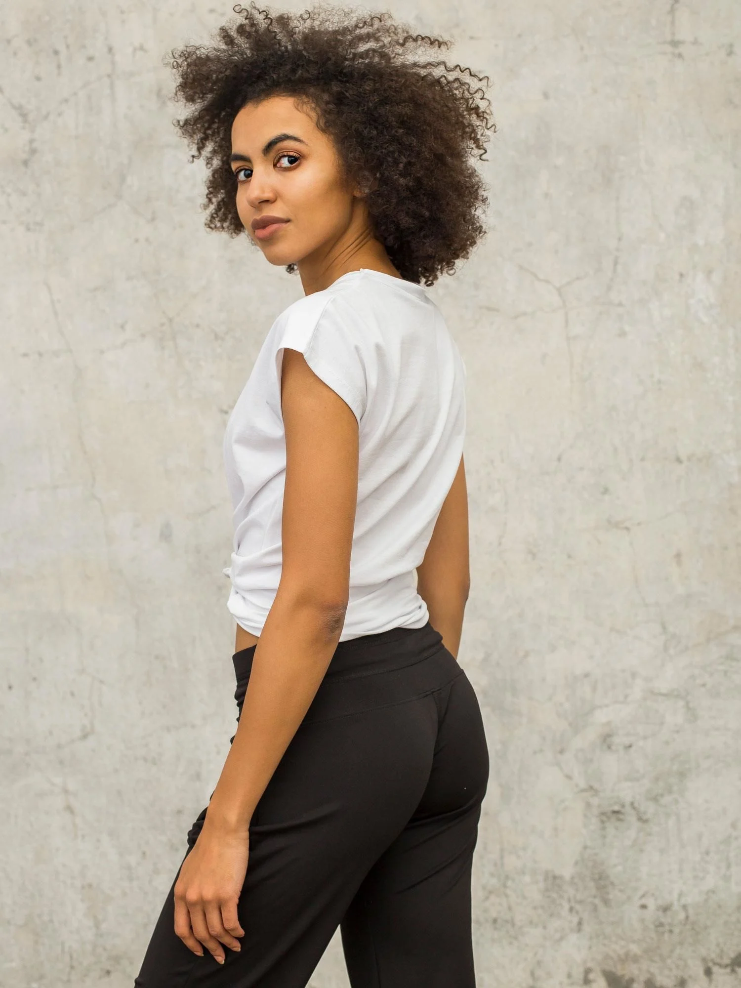 Tricou Dama Mini, Sport, For Fitness, Alb Casual - imagine 6