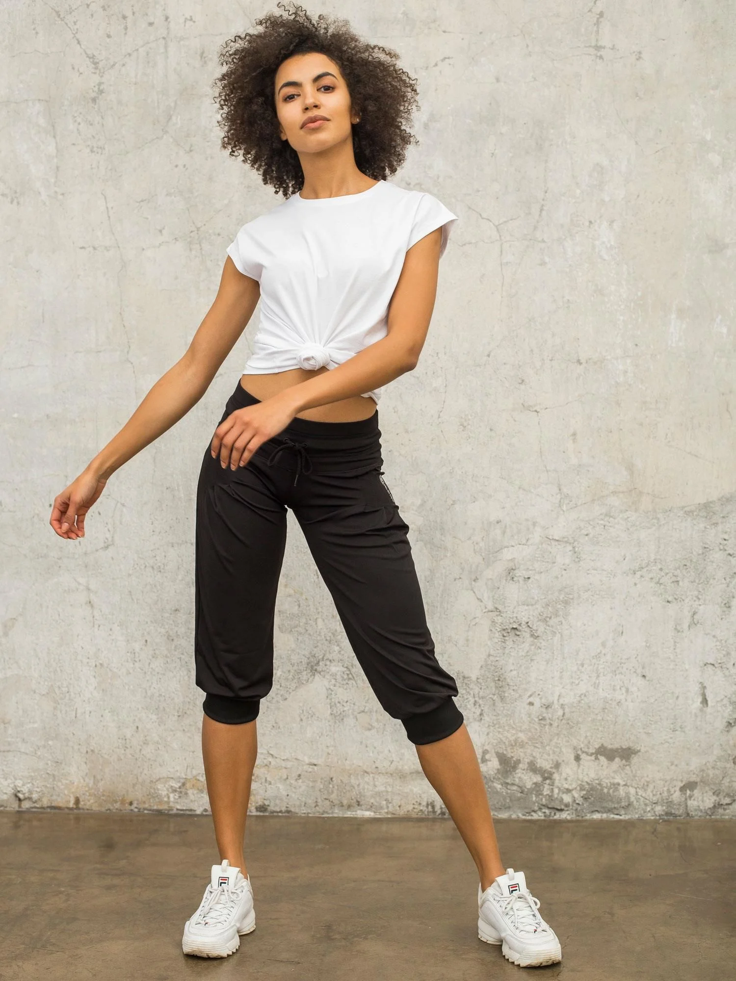 Tricou Dama Mini, Sport, For Fitness, Alb Casual - imagine 5
