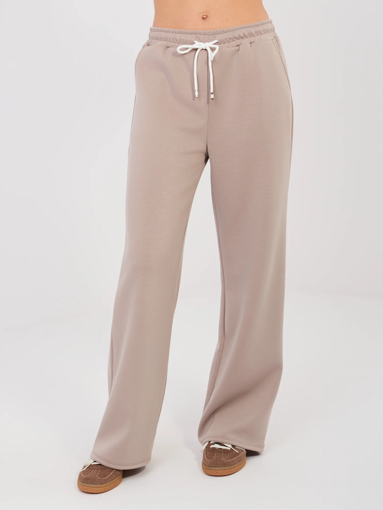 Compleu Dama Maneca lunga, Dreapta, RUE PARIS, Bej Casual - imagine 6