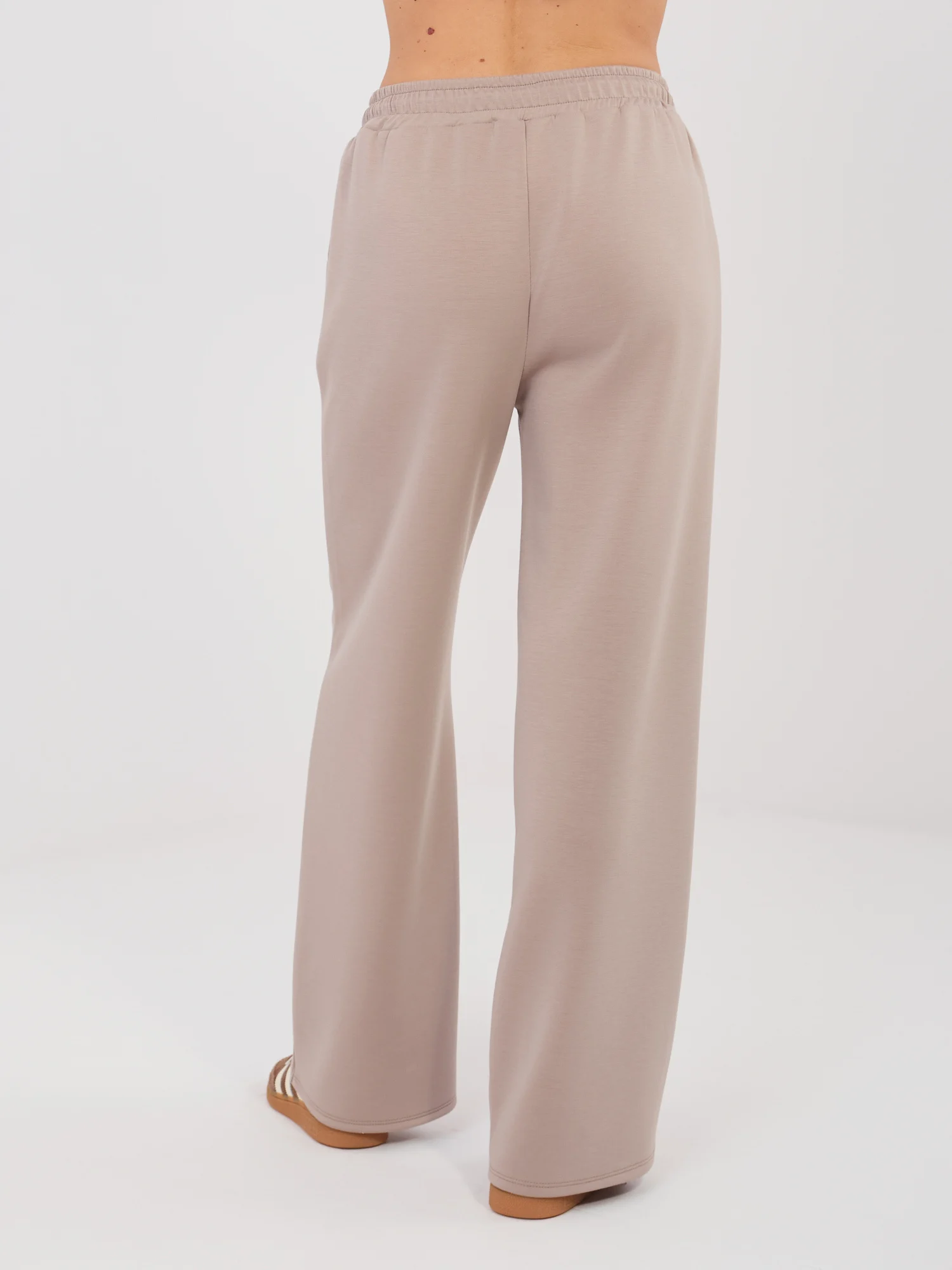 Compleu Dama Maneca lunga, Dreapta, RUE PARIS, Bej Casual - imagine 5