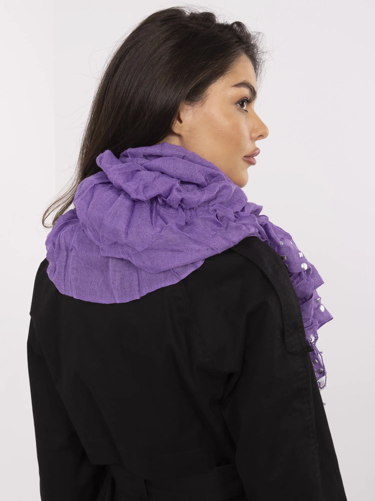 Bandana Dama Imprimat, Viscoza, Fashion Hunters, Mov - imagine 4