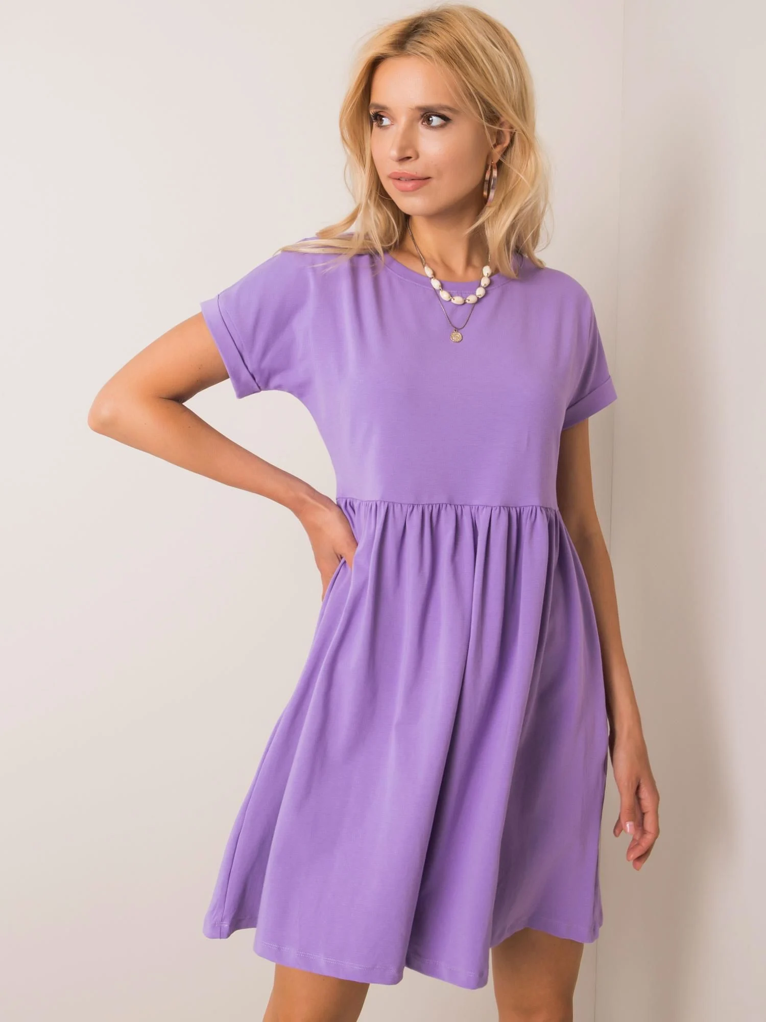 Rochie Dama Mini, Lejera, RUE PARIS, Mov de Vara - imagine 2