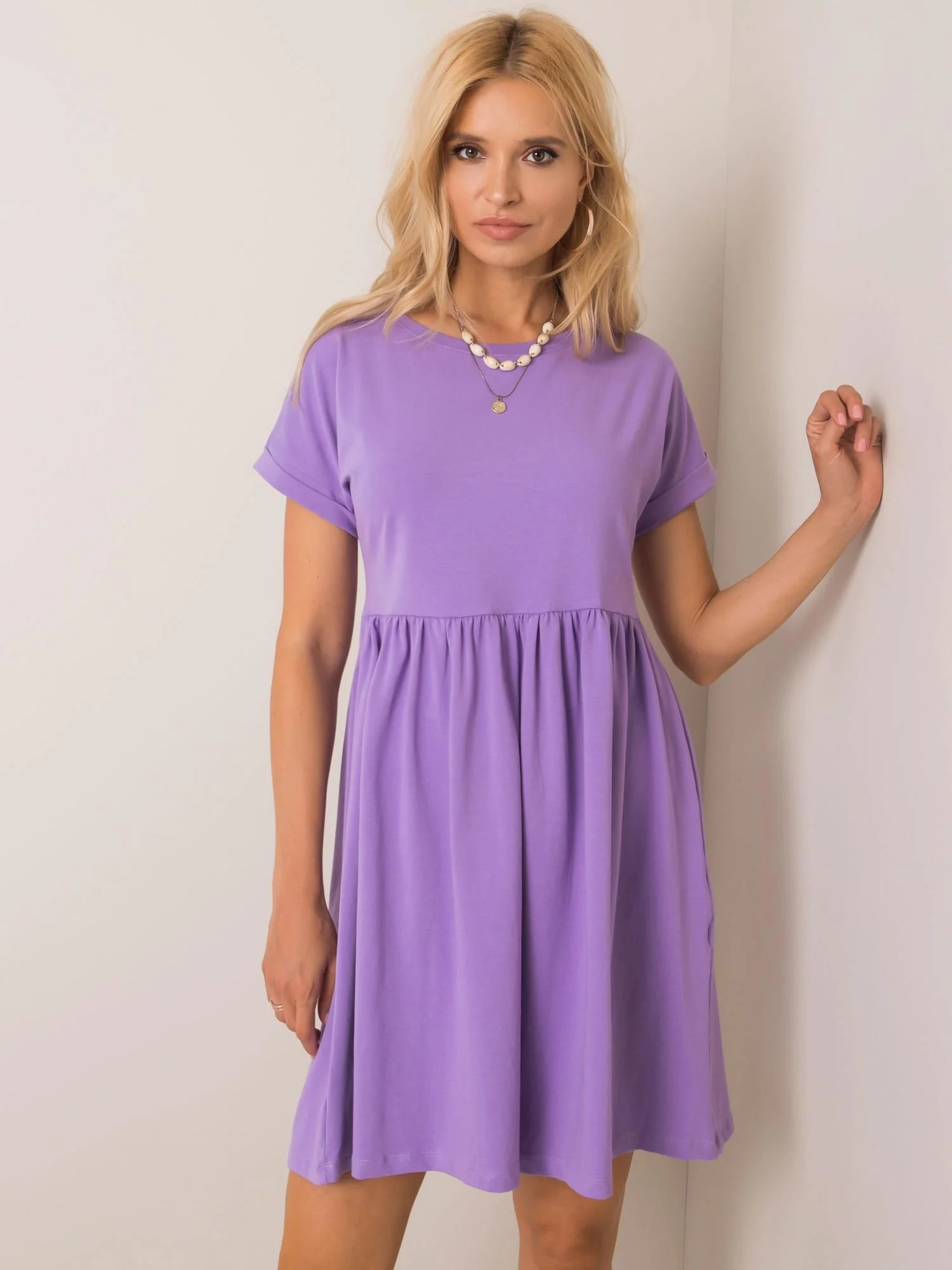 Rochie Dama Mini, Lejera, RUE PARIS, Mov de Vara - imagine 3