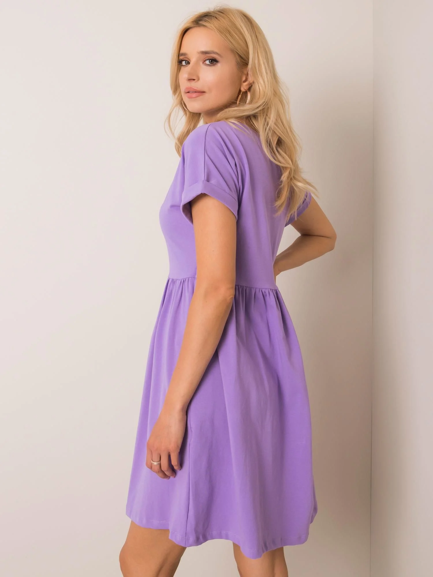 Rochie Dama Mini, Lejera, RUE PARIS, Mov de Vara - imagine 4