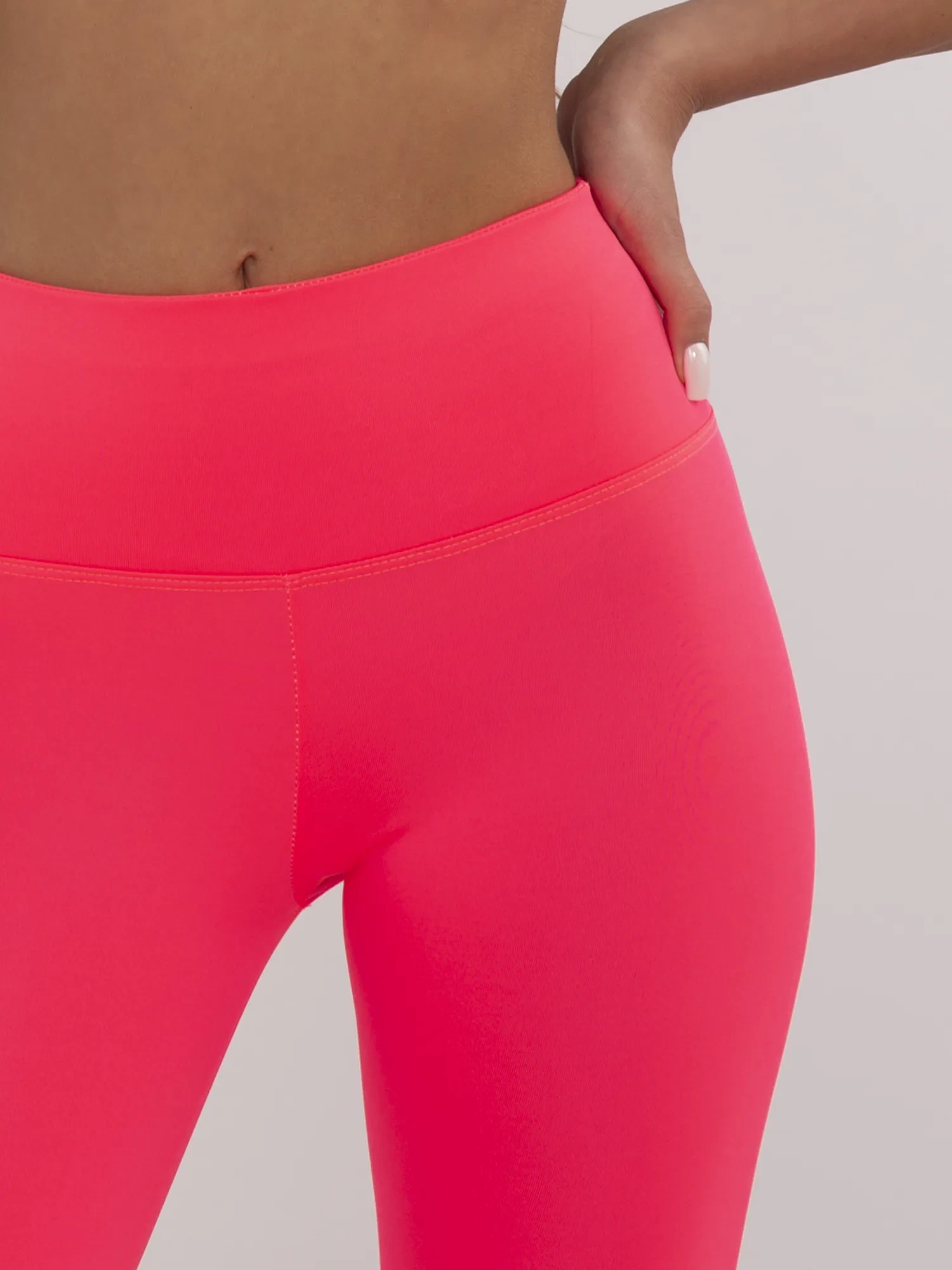 Colanti Dama Sport, Guler inalt, ex moda, Roz Casual - imagine 5