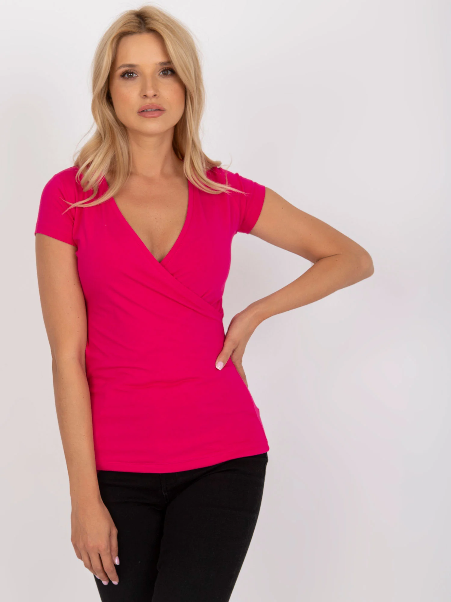 Tricou Dama Mini, Petrecuta, RUE PARIS, Fucsia Casual - imagine 5