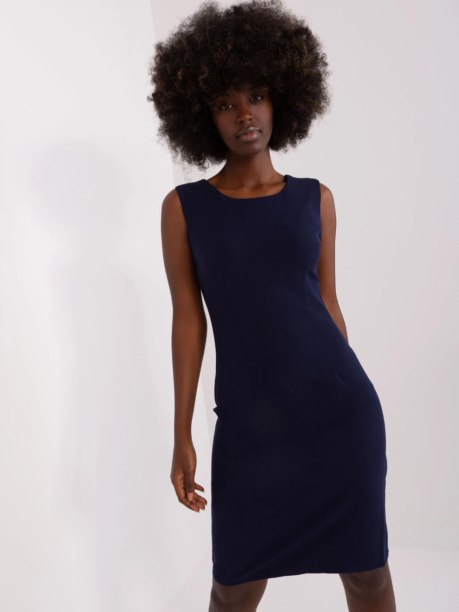 Rochie Dama Mini, Dantela, LAKERTA, Bleumarin de Sarbatori - imagine 7