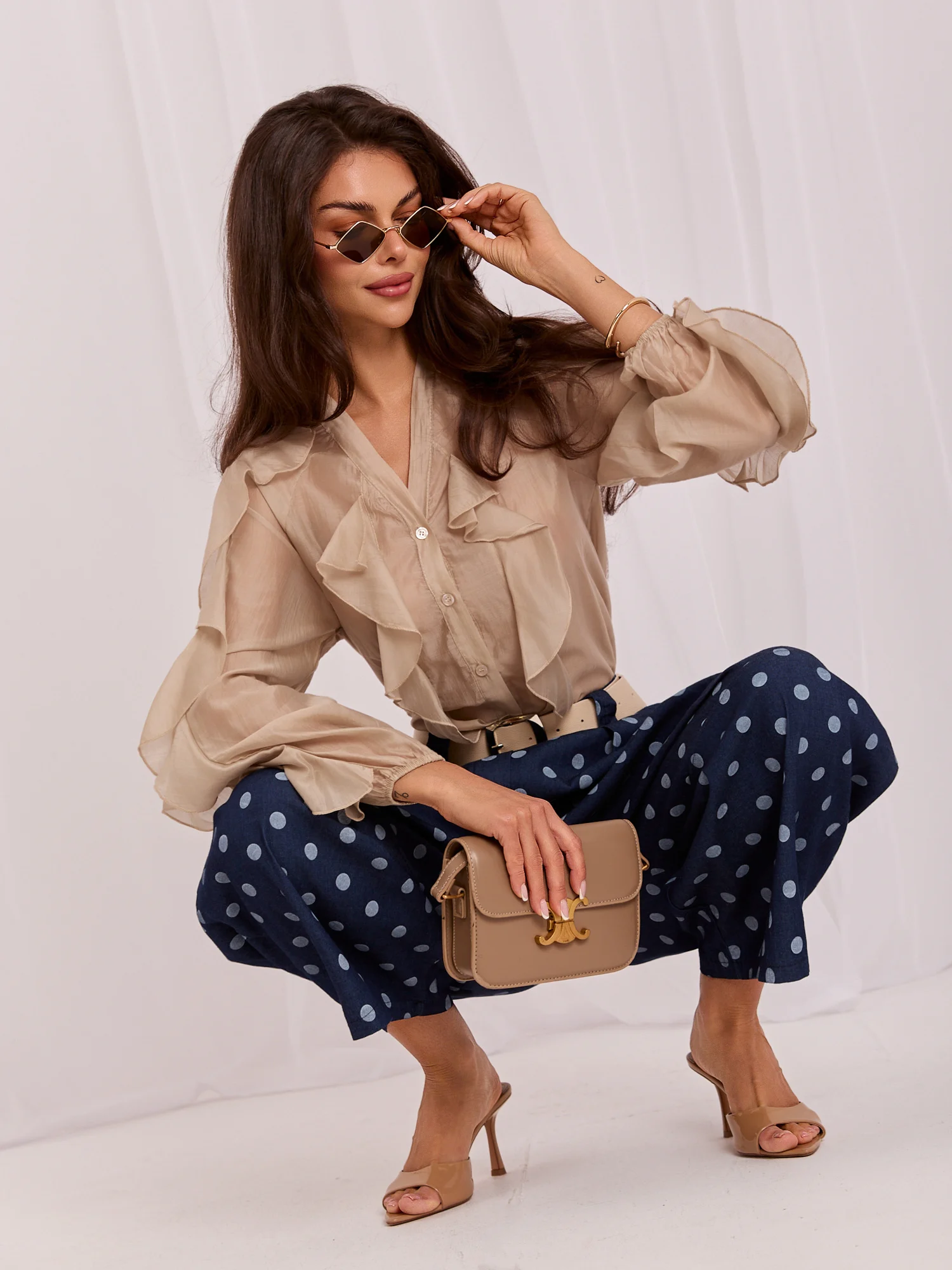 Pantaloni Dama 7/8, Buline, Maya, Bleumarin - imagine 6