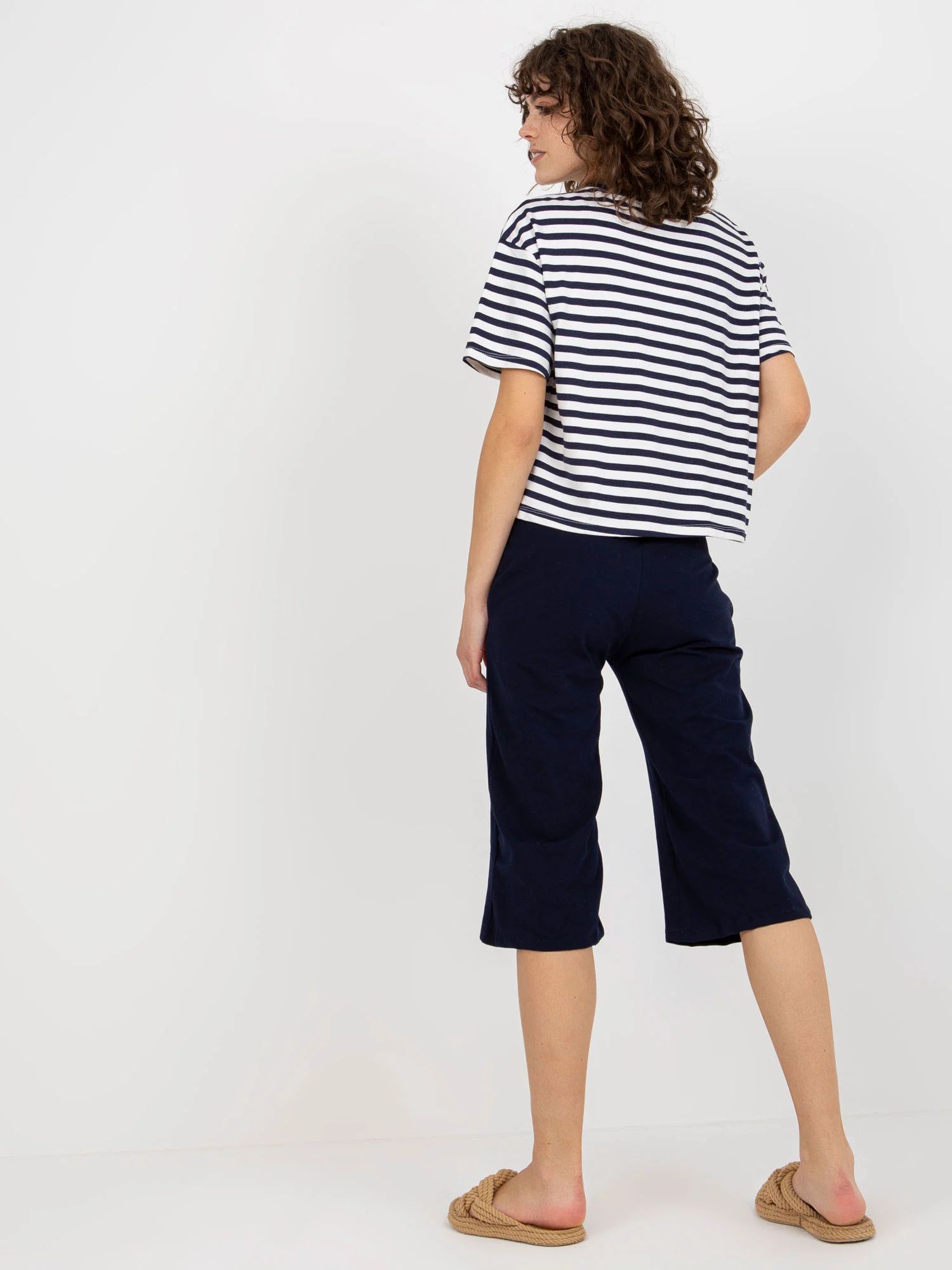 Compleu Dama Mini, Dungi, ex moda, Bleumarin Casual - imagine 2
