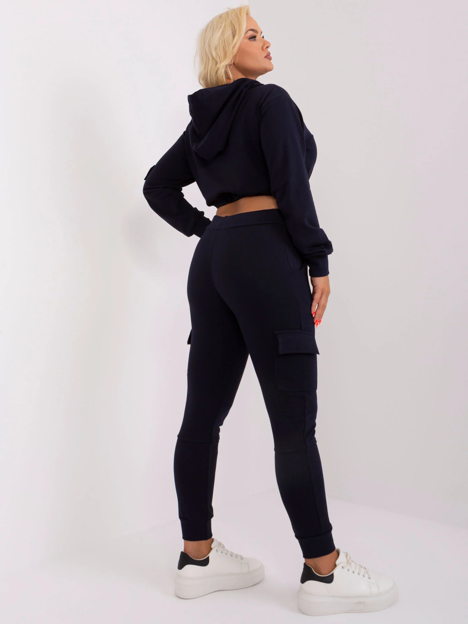 Compleu Dama Maneca lunga, Sport, Lily Rose, Bleumarin Casual - Image 3