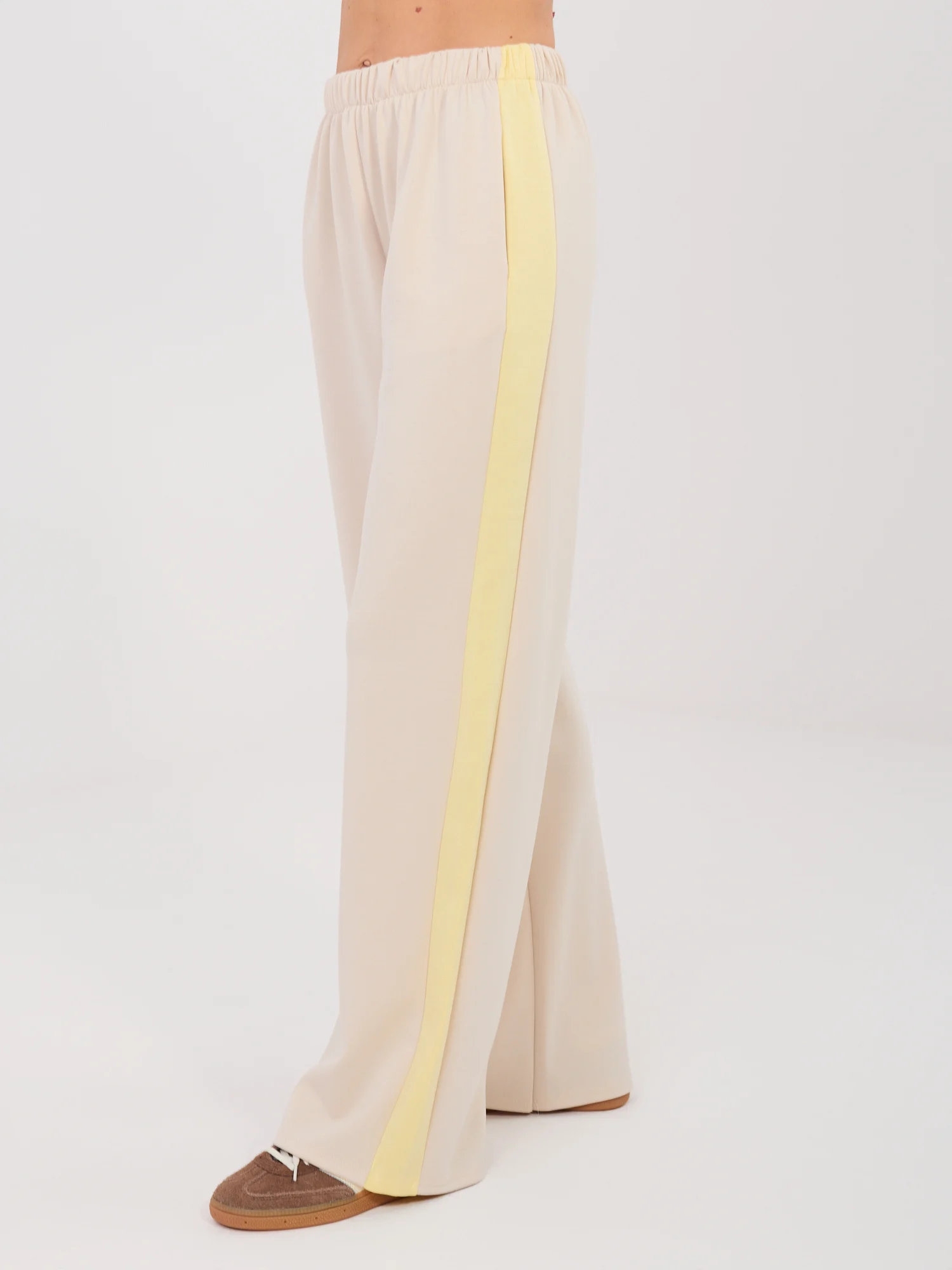 Compleu Dama Maneca lunga, Larga, RUE PARIS, Bej Casual - imagine 2