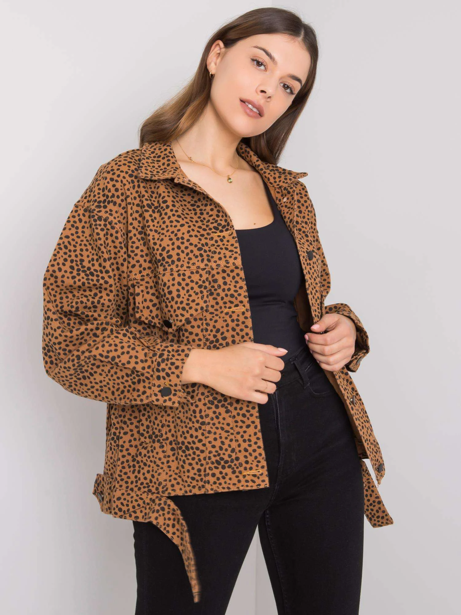 Jacheta Dama Maneca lunga, Animal print, Mochy, Maro de Vara - imagine 5
