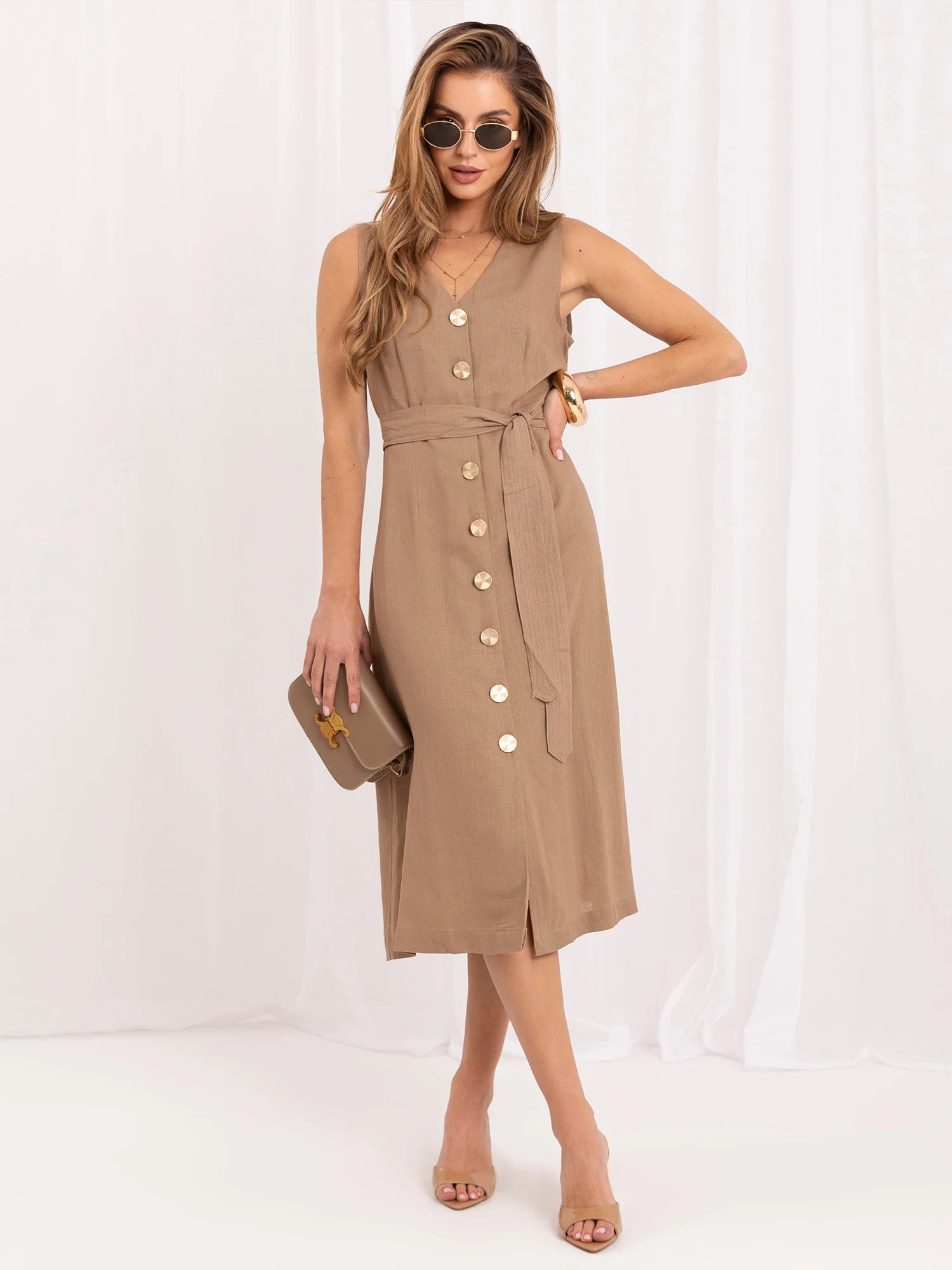 Rochie Dama Midi, Rochie dreapta, ITALY MODA, Maro Eleganta Office - Image 5
